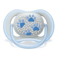 Соска-пустышка силиконовая ортодонтическая с футляром 6-18 мес. Ultra Air Philips Avent 2шт (SCF085/03) миниатюра фото №3