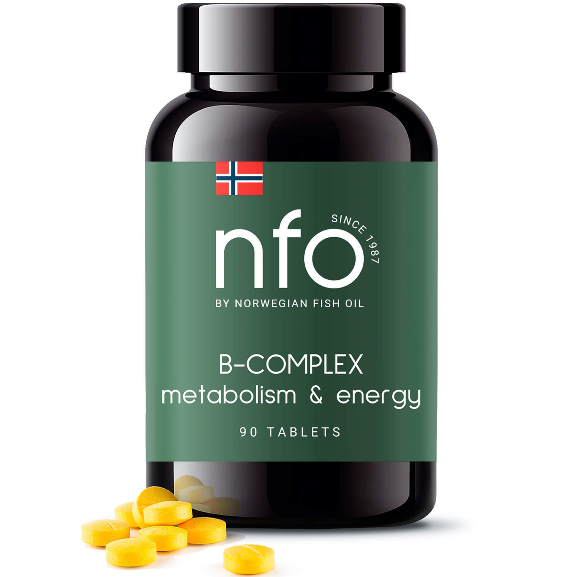 Изображение товара B-комплекс NFO/Норвегиан фиш оил таблетки 500мг 90шт