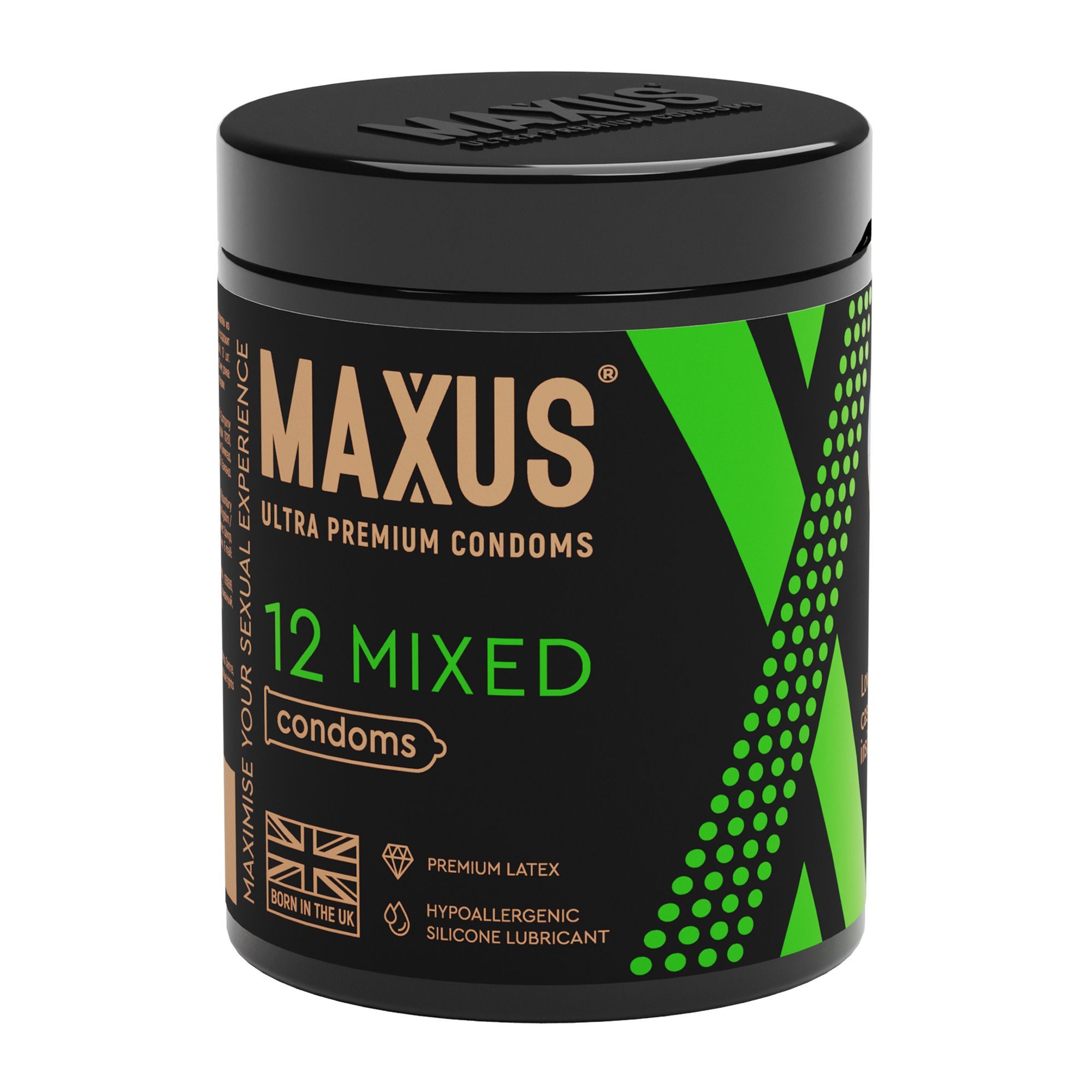 Изображение товара Презервативы гладкие и текстурированные Mixed Maxus/Максус 12шт