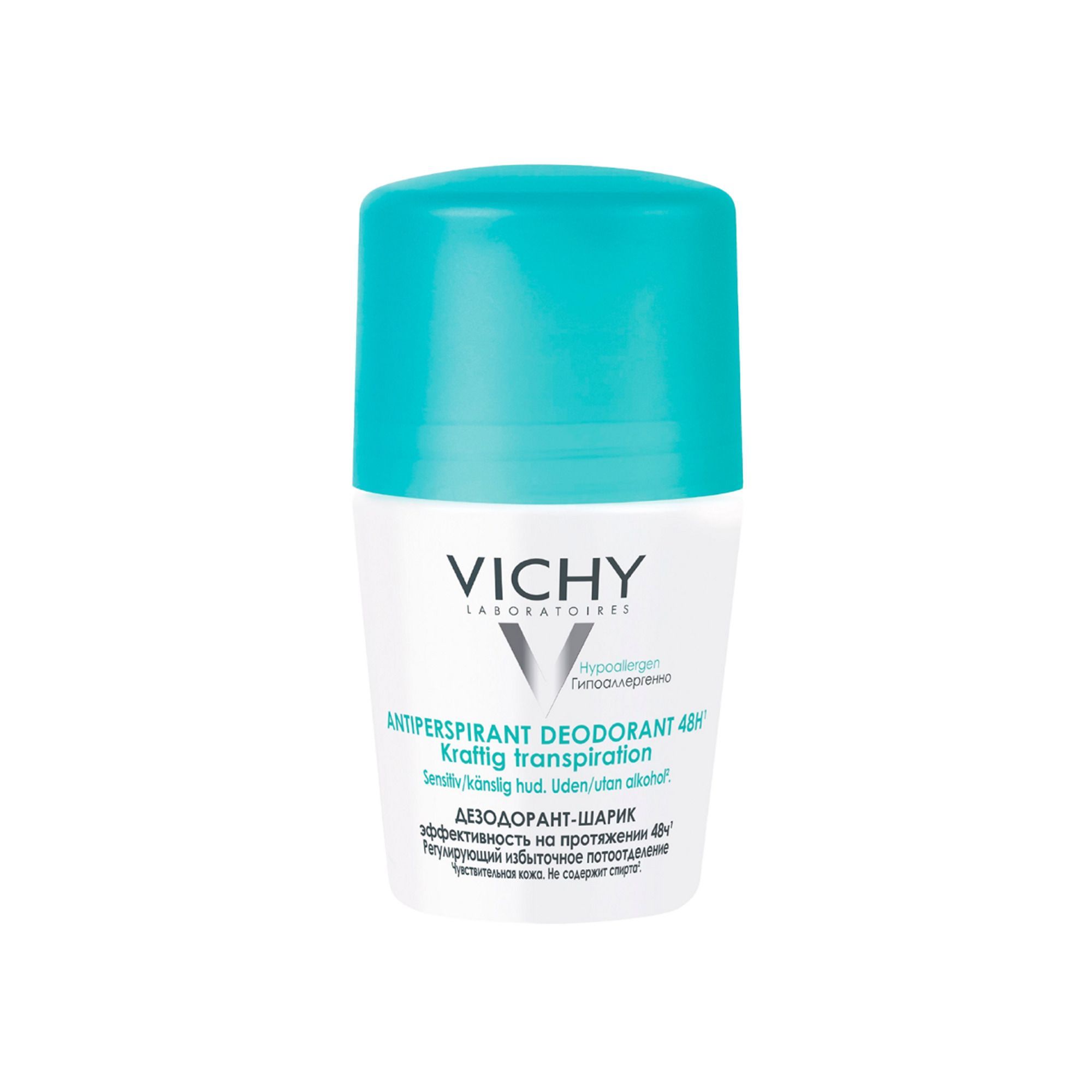 Изображение товара Дезодорант шариковый регулирующий избыточное потоотделение 48 часов Vichy/Виши 50мл