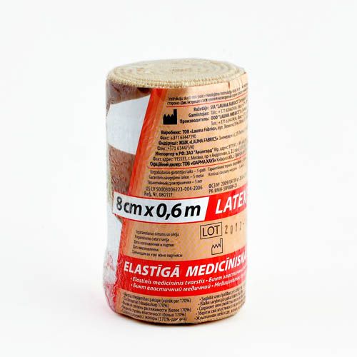 Изображение товара Бинт эластичный компрессионный модели 2 Latex Free от LAUMA 60x8см
