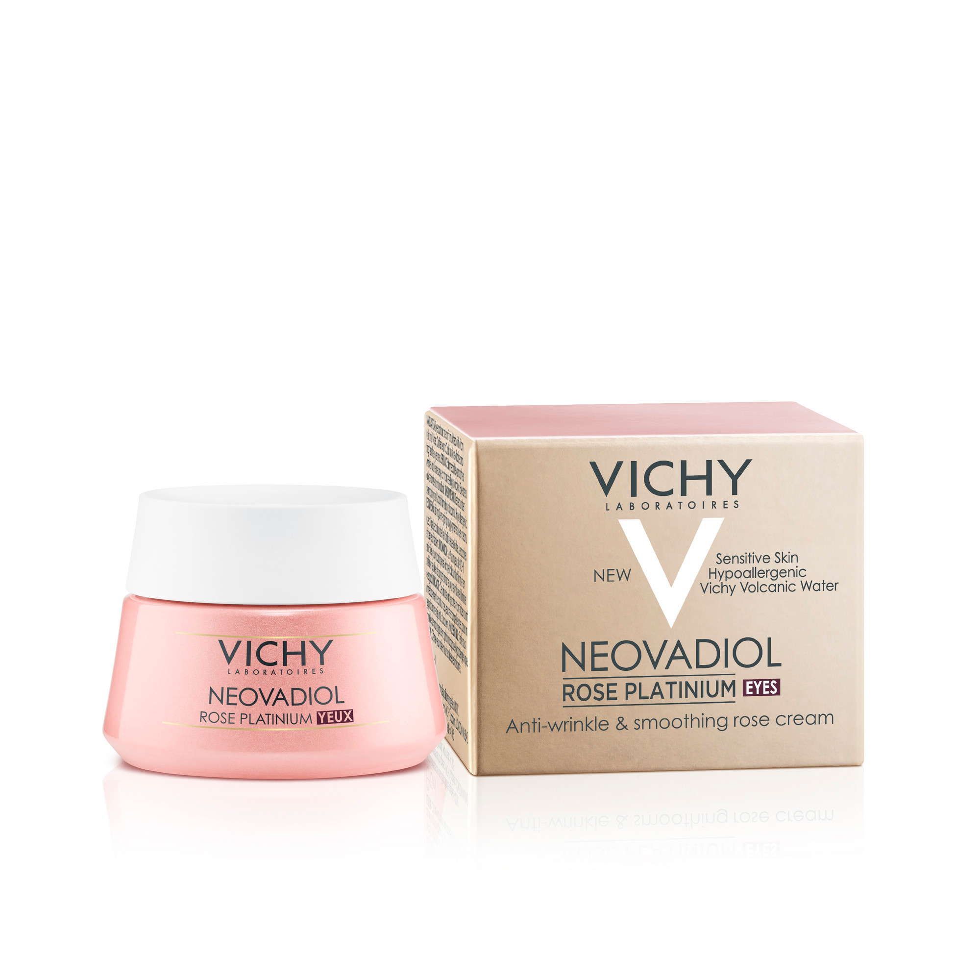 Изображение товара Крем для кожи вокруг глаз Rose Platinum Neovadiol Vichy 15 мл гипоаллергенный