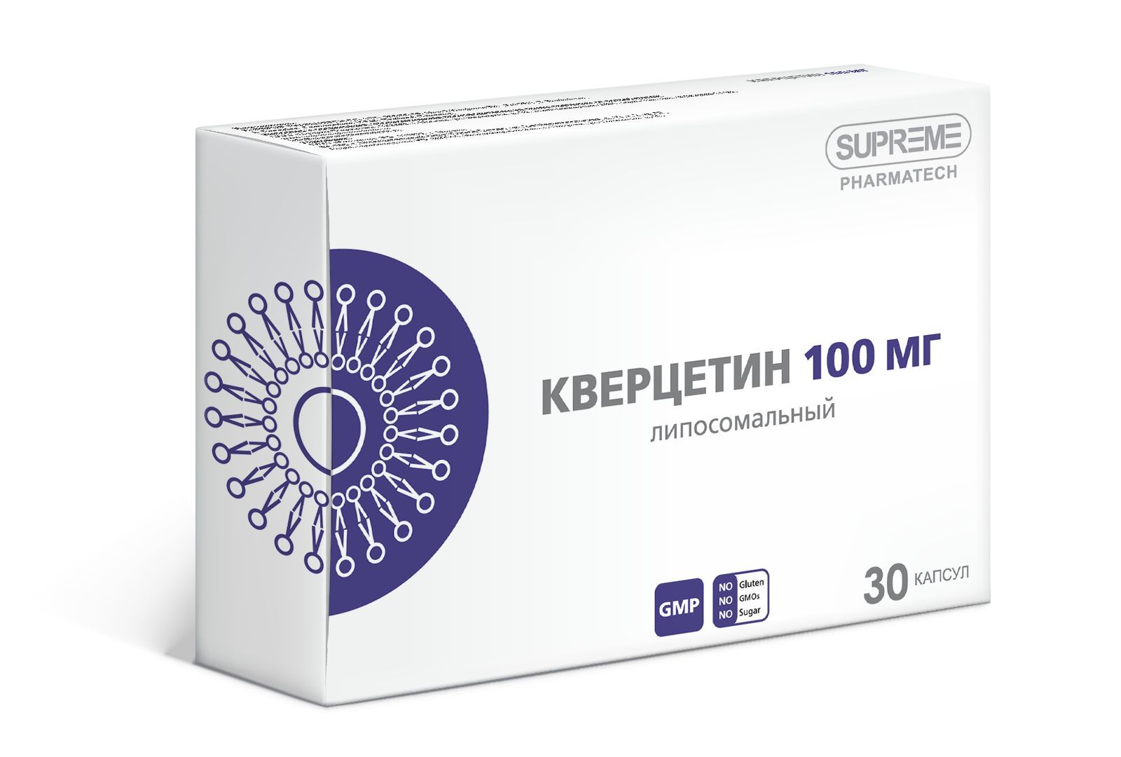 Изображение товара Кверцетин липосомальный Supreme Pharmatech капсулы 548 мг 30 шт