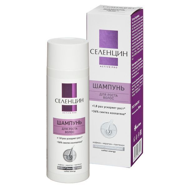 Изображение товара Стимулирующий шампунь для волос Active Pro с селенцином 200 мл