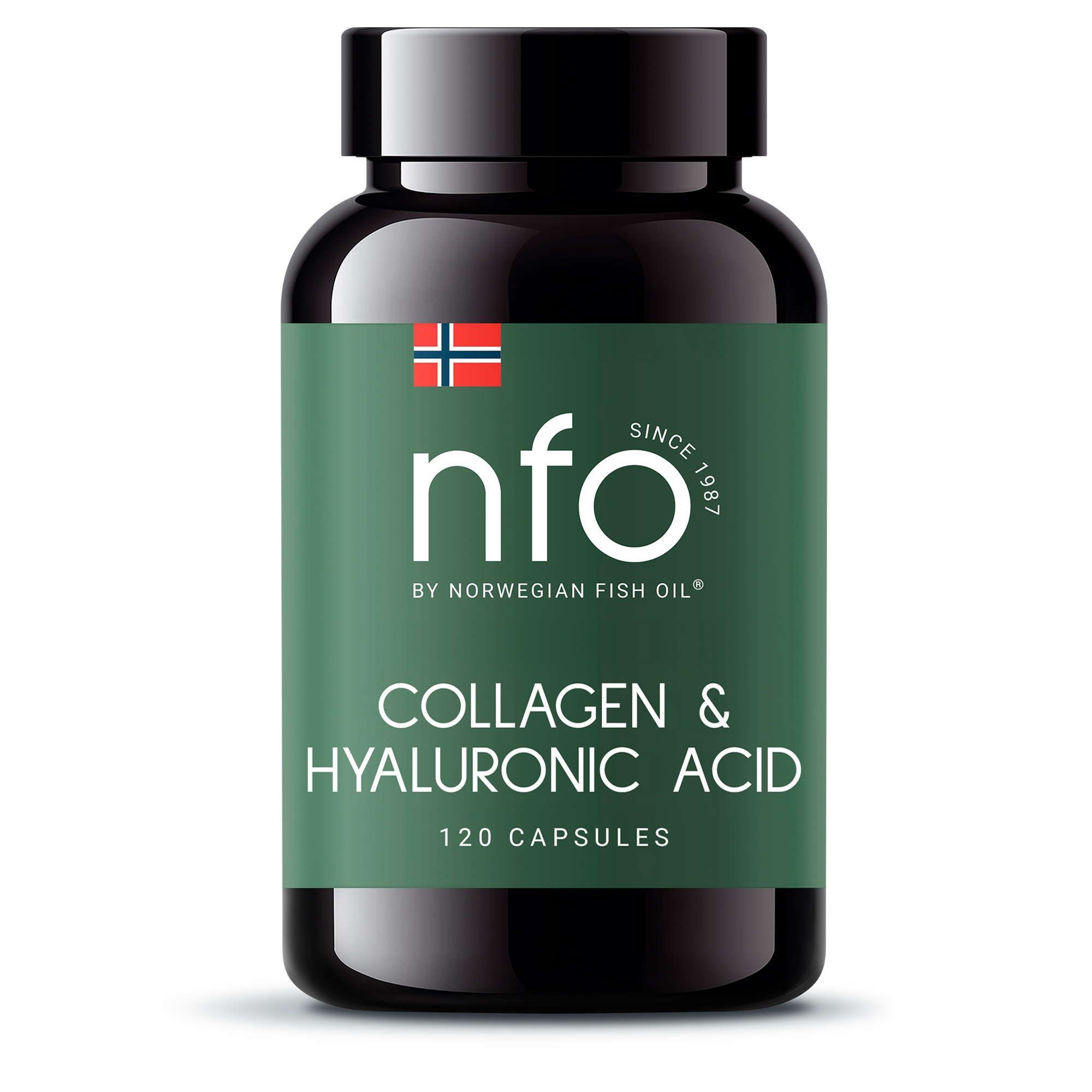 Изображение товара Коллаген+Гиалуроновая кислота NFO/Норвегиан фиш оил капсулы 310мг 120шт