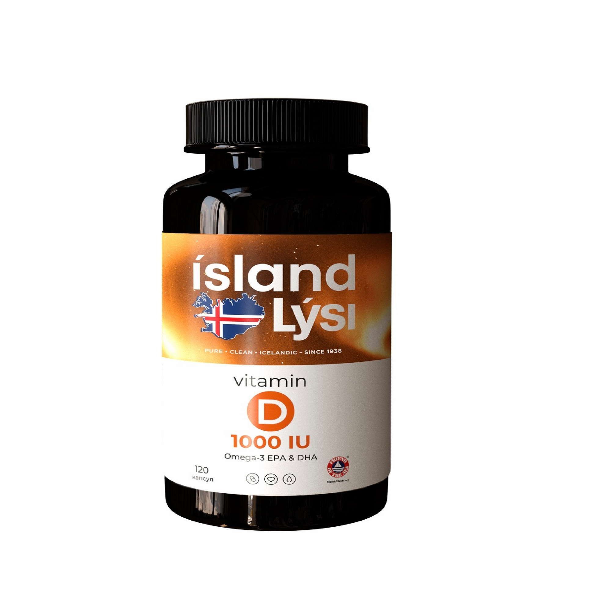 Изображение товара Омега-3 с витамином Д Lysi/Лиси капсулы 1000МЕ 150мг 120шт