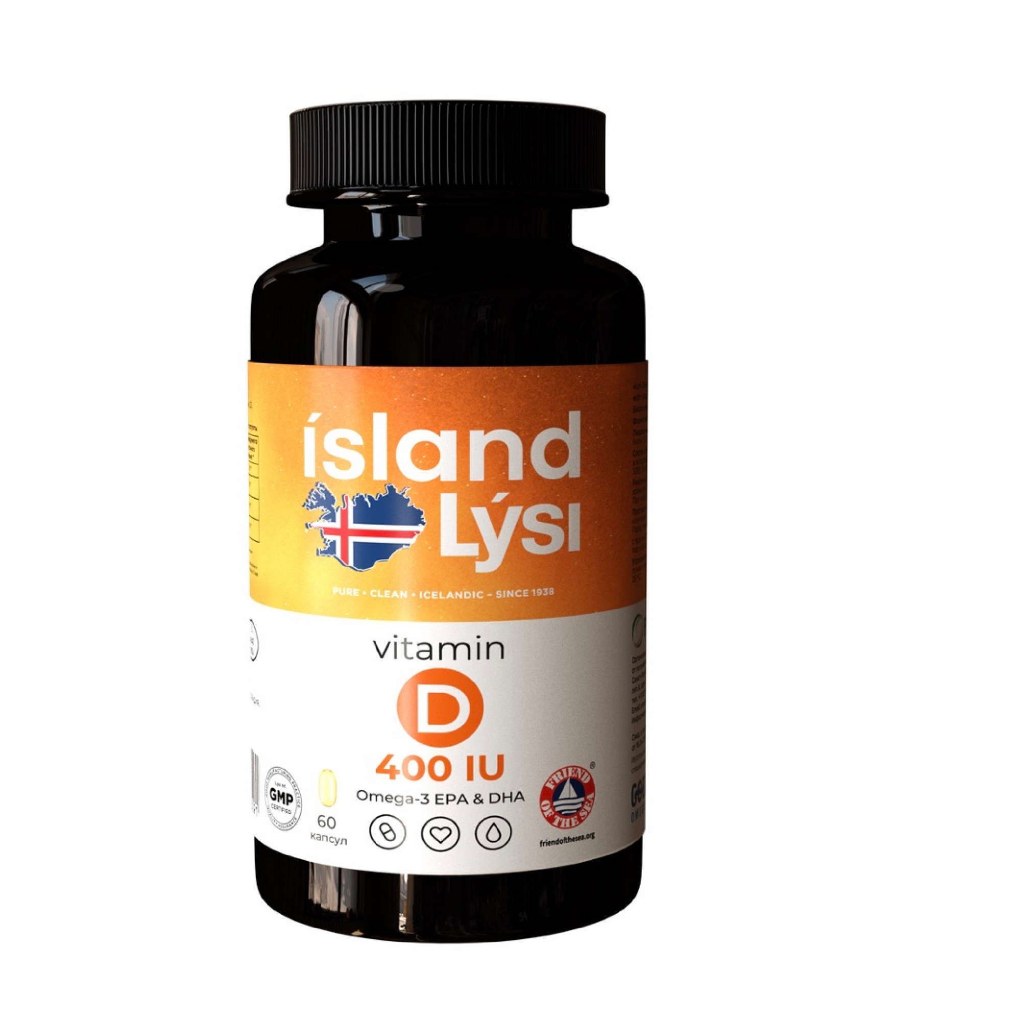 Изображение товара Омега-3 с витамином Д Lysi/Лиси капсулы 400МЕ 500мг 60шт