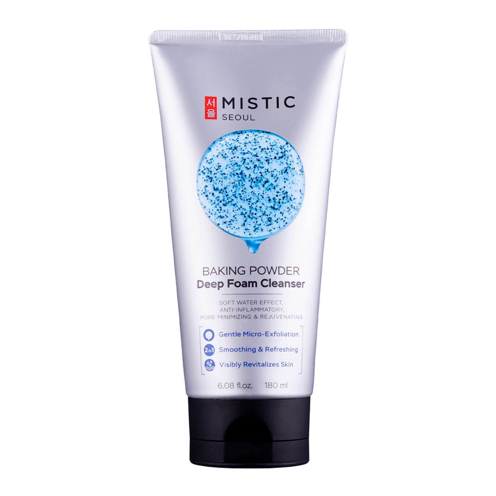 Изображение товара Глубокоочищающая пенка-пилинг с содой Baking Powder Mistic 180мл для лица