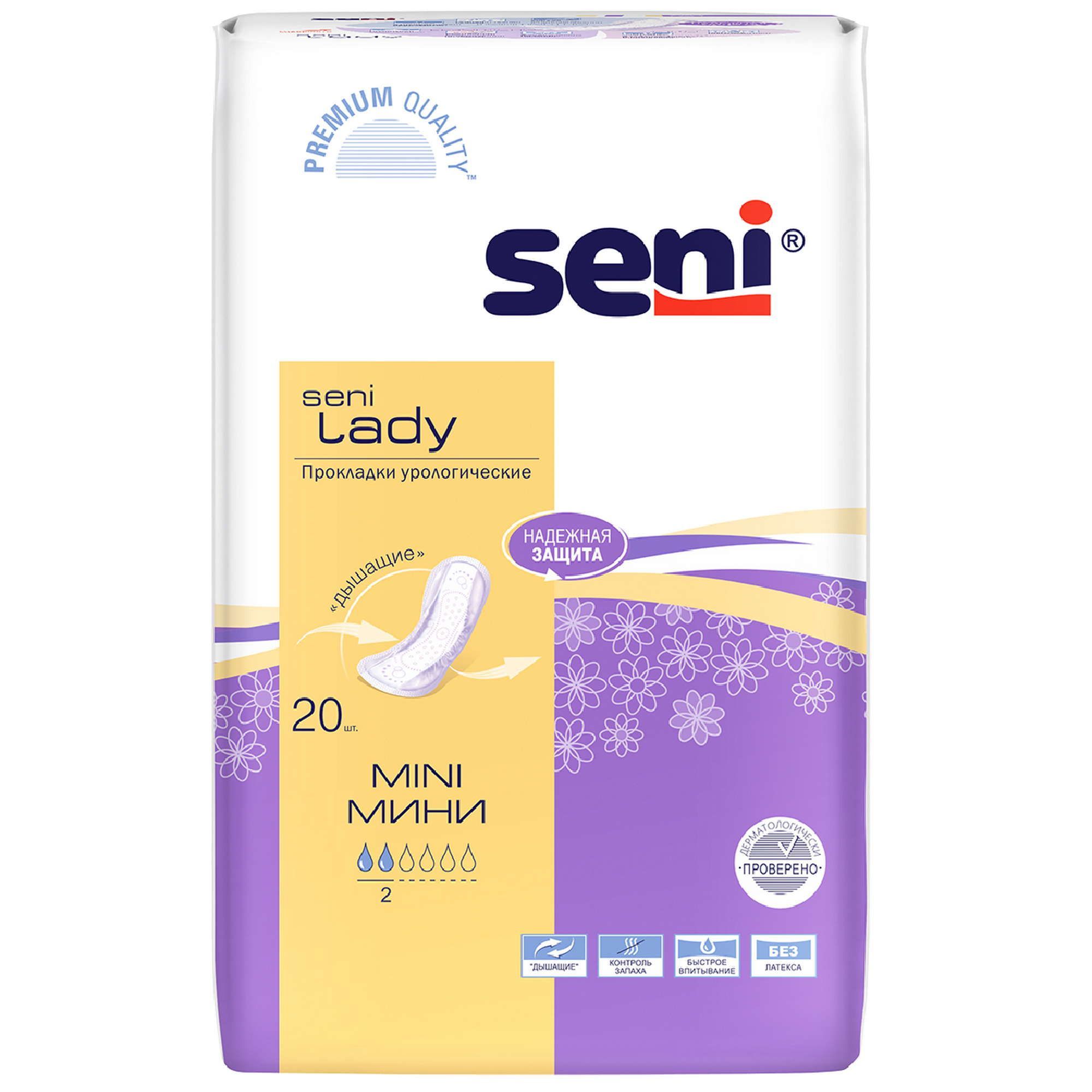 Изображение товара Прокладки урологические Mini Lady Seni/Сени 200мл 20шт