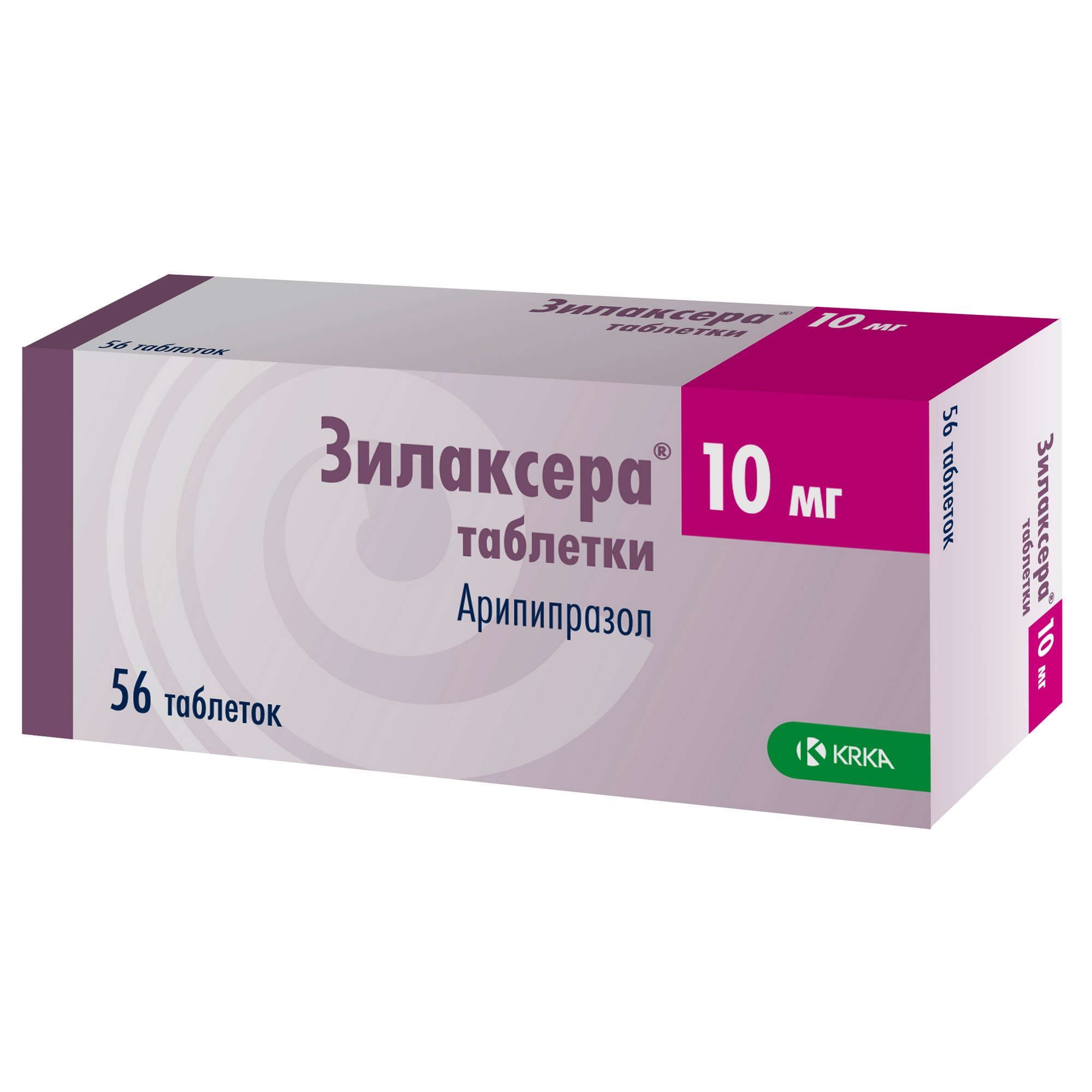 Изображение товара Зилаксера таблетки 10 мг - антипсихотик для лечения шизофрении и биполярного расстройства