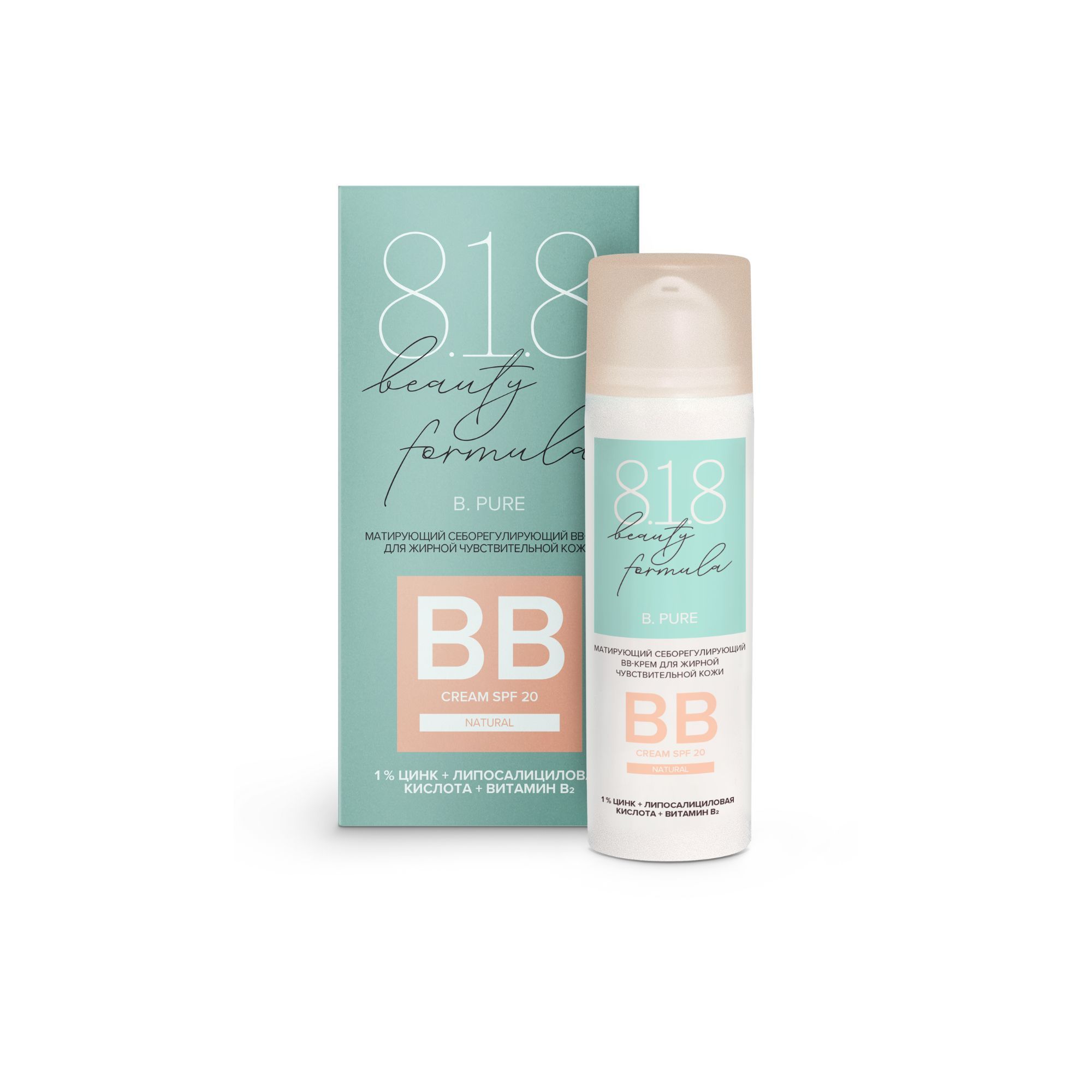 Изображение товара ВВ-Крем для жирной чувствительной кожи Estiqe 8.1.8 SPF20 50мл