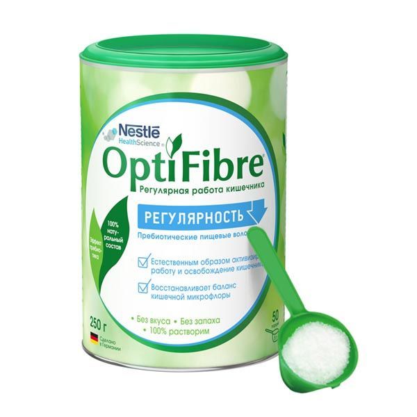 Изображение товара Оптифайбер порошок для приема внутрь банка 250г