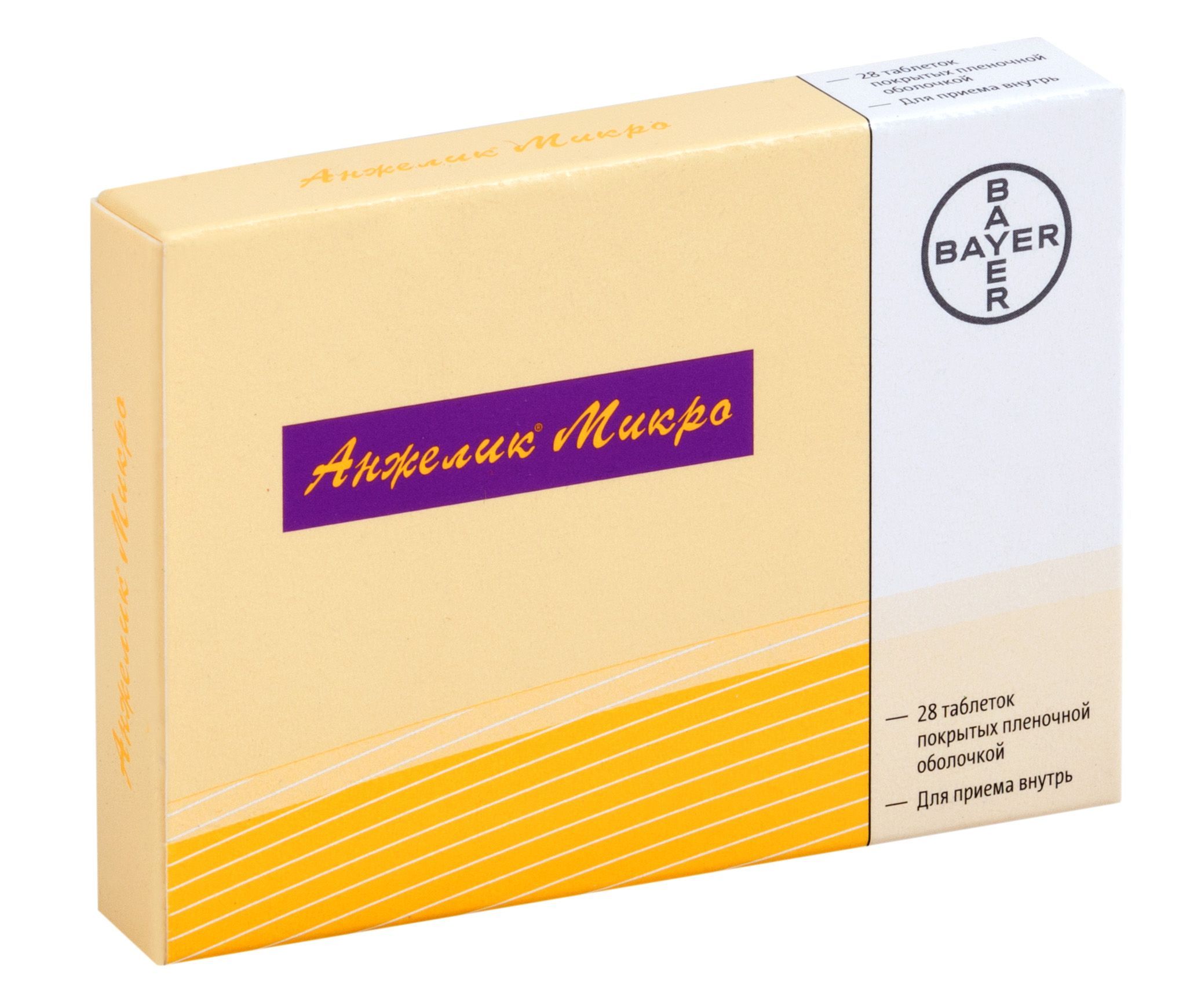 Изображение товара Анжелик Микро таблетки 0,25мг+0,5мг 28 шт противоклимактерический препарат для заместительной терап