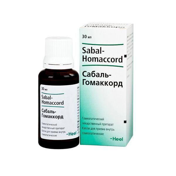 Изображение товара Сабаль-Гомаккорд капли фл 30мл German homeopathic remedy for prostate disorders