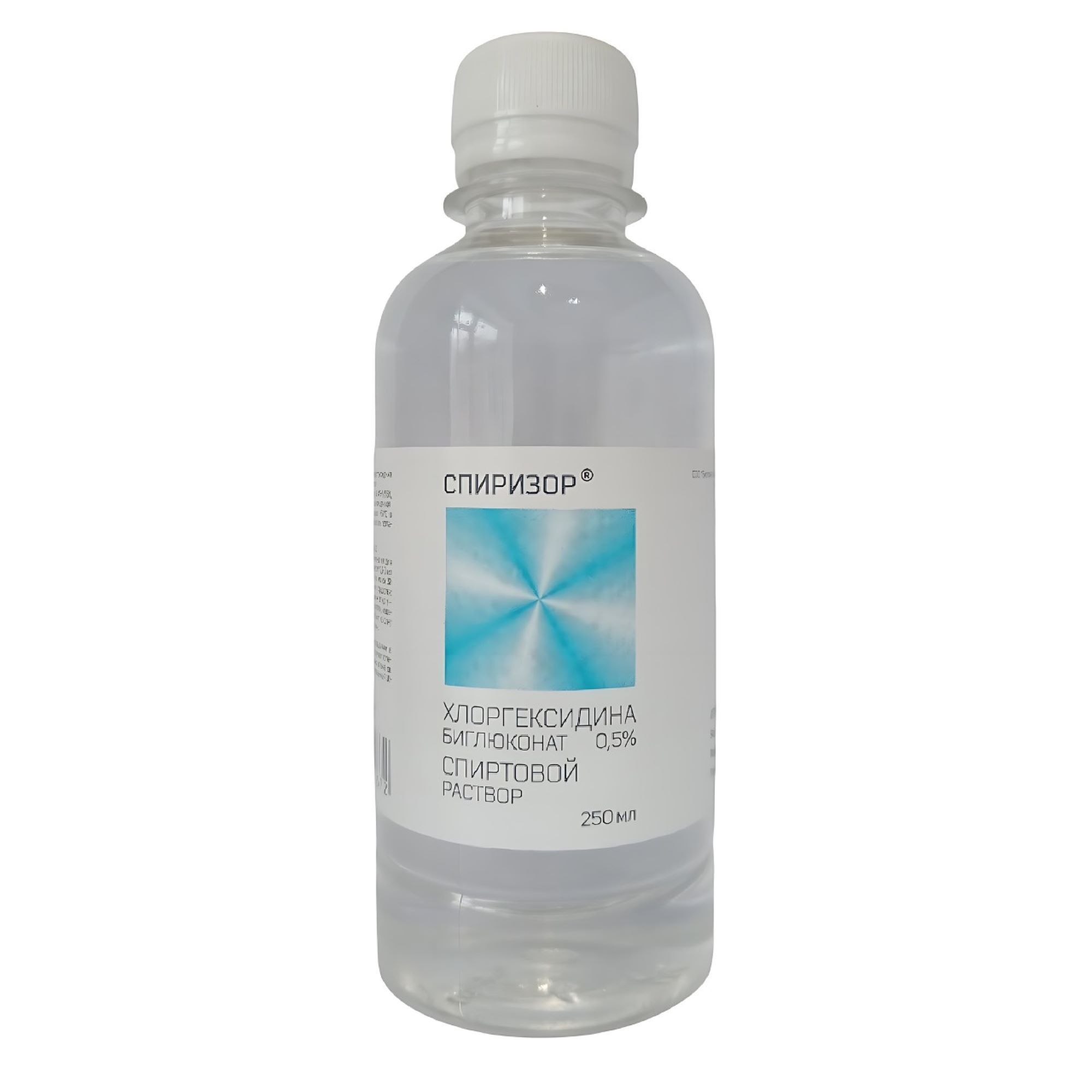 Изображение товара Средство дезинфицирующее раствор спиртовой Хлоргексидина биглюконат 0,5% 250мл