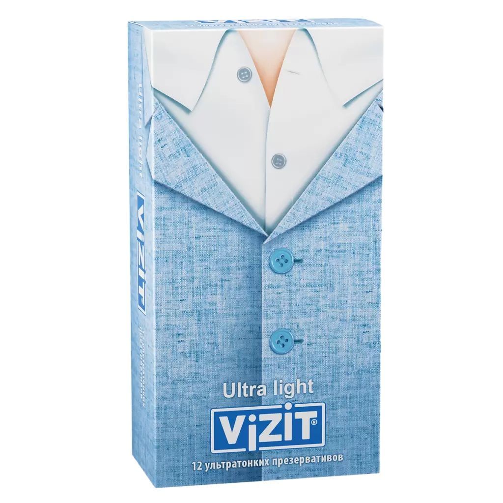 Изображение товара Презервативы ультратонкие Ultra Light Vizit/Визит 12шт