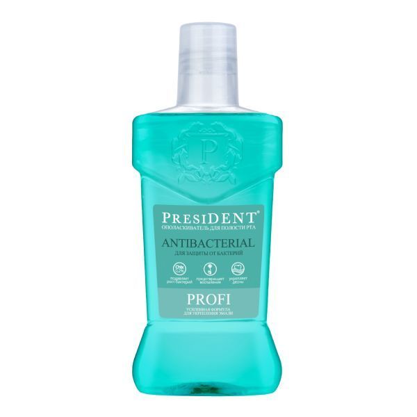 Изображение товара Опаласкиватель для полости рта Antibacterial Profi President 250мл