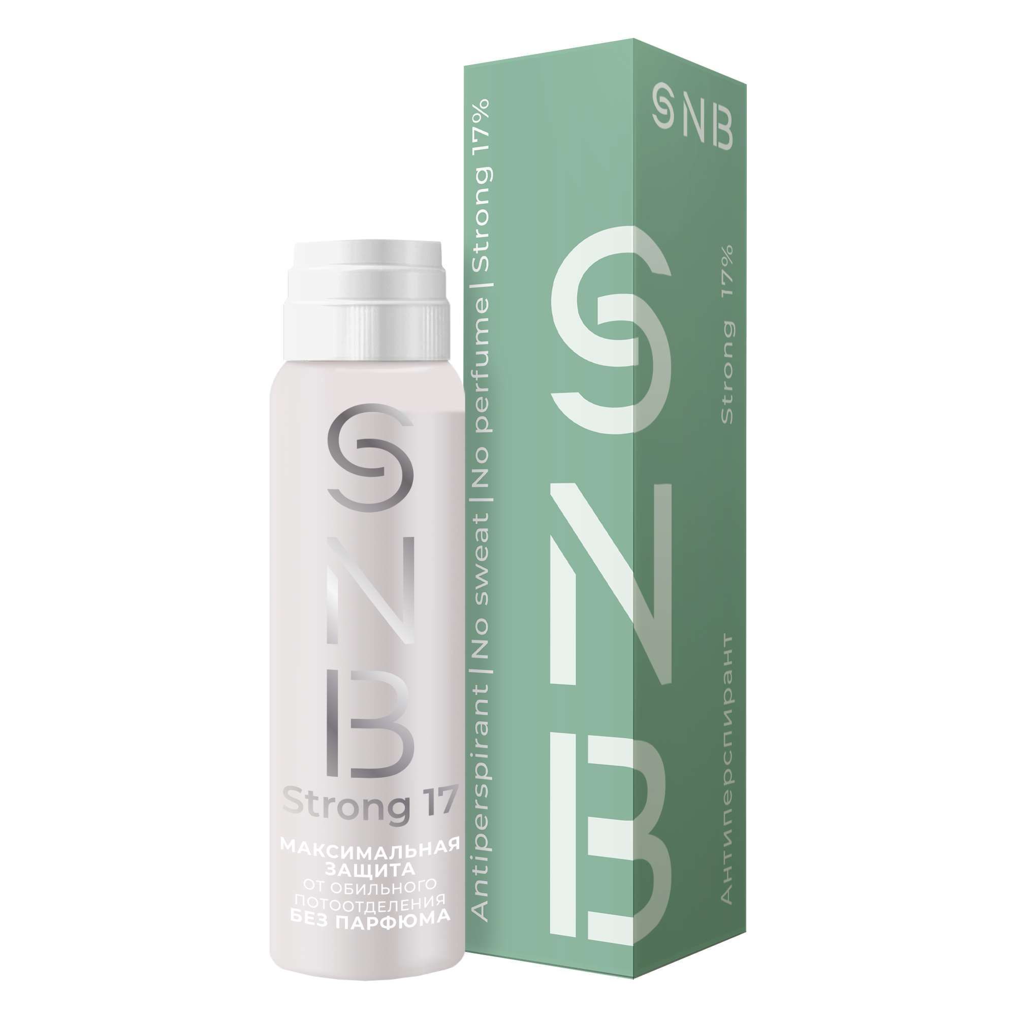 Изображение товара Антиперспирант для максимальной защиты от нормального и обильного потоотделения Strong 17 SNB туба 35мл