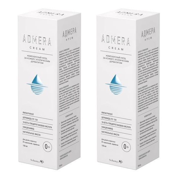 Изображение товара 2Х Крем для сухой и чувств. кожей тела детей 0+ и взрослых Адмера 150мл