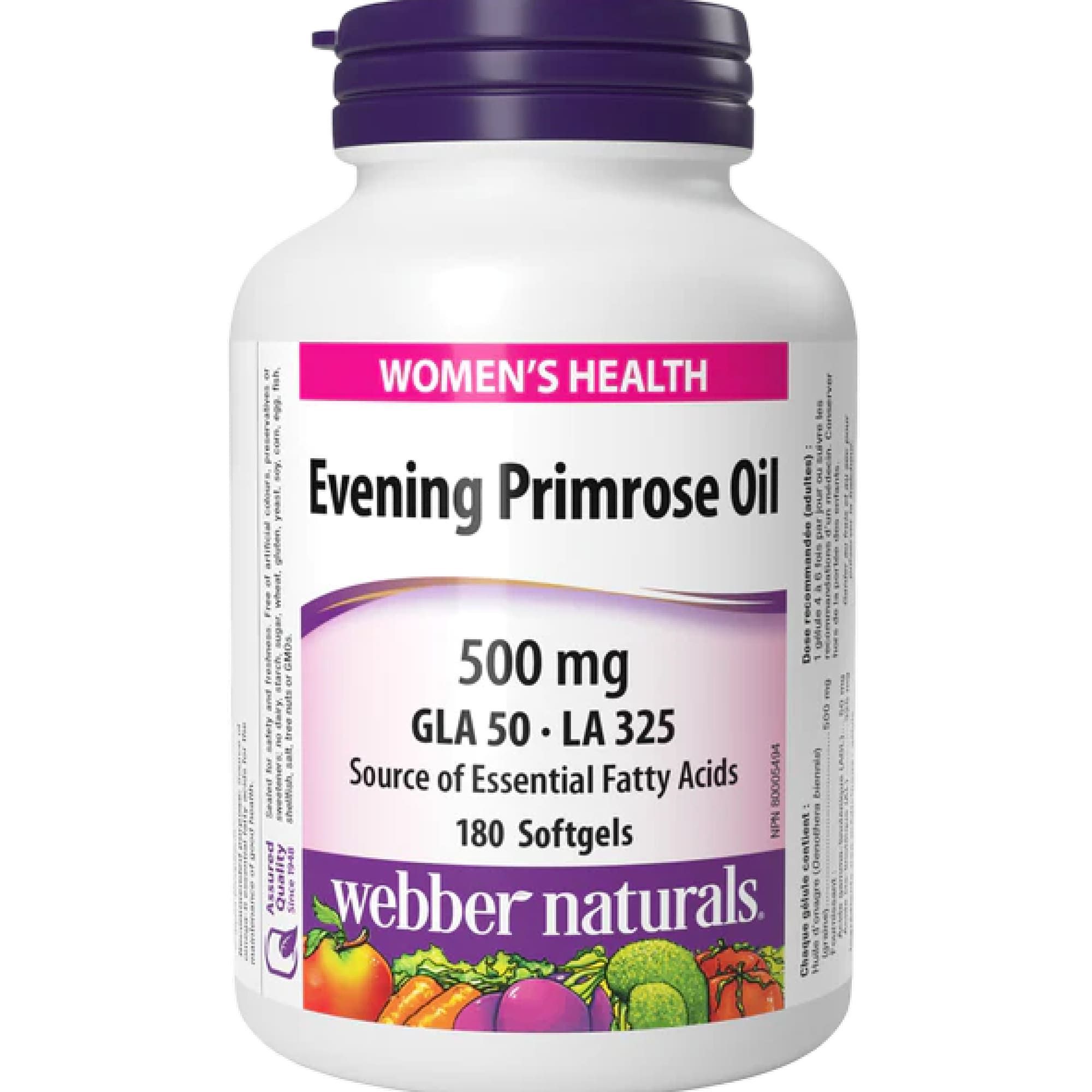 Изображение товара Масло примулы вечерней 500мг WN капсулы 180 шт - источник GLA и LA для здоровья кожи и гормонов