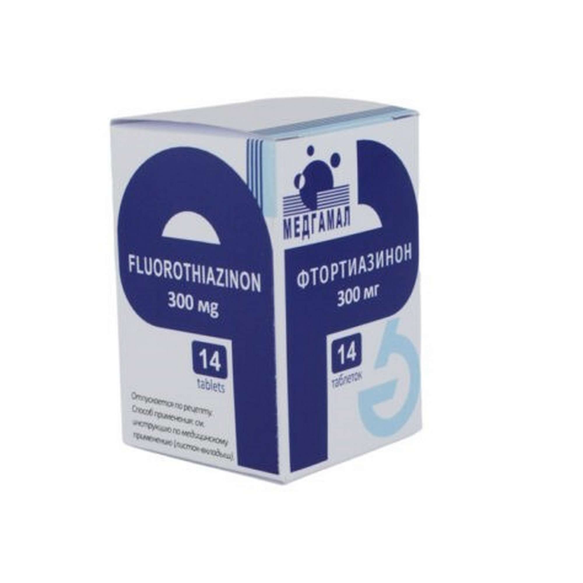 Изображение товара Фтортиазинон таблетки 300мг для лечения инфекций мочевыводящих путей