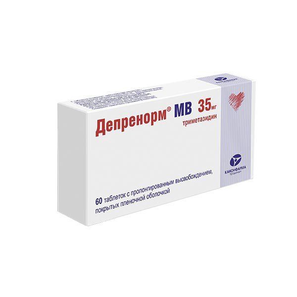 Изображение товара Депренорм МВ таблетки с пролонгированным высвобождением п/о плен. 35мг 60шт