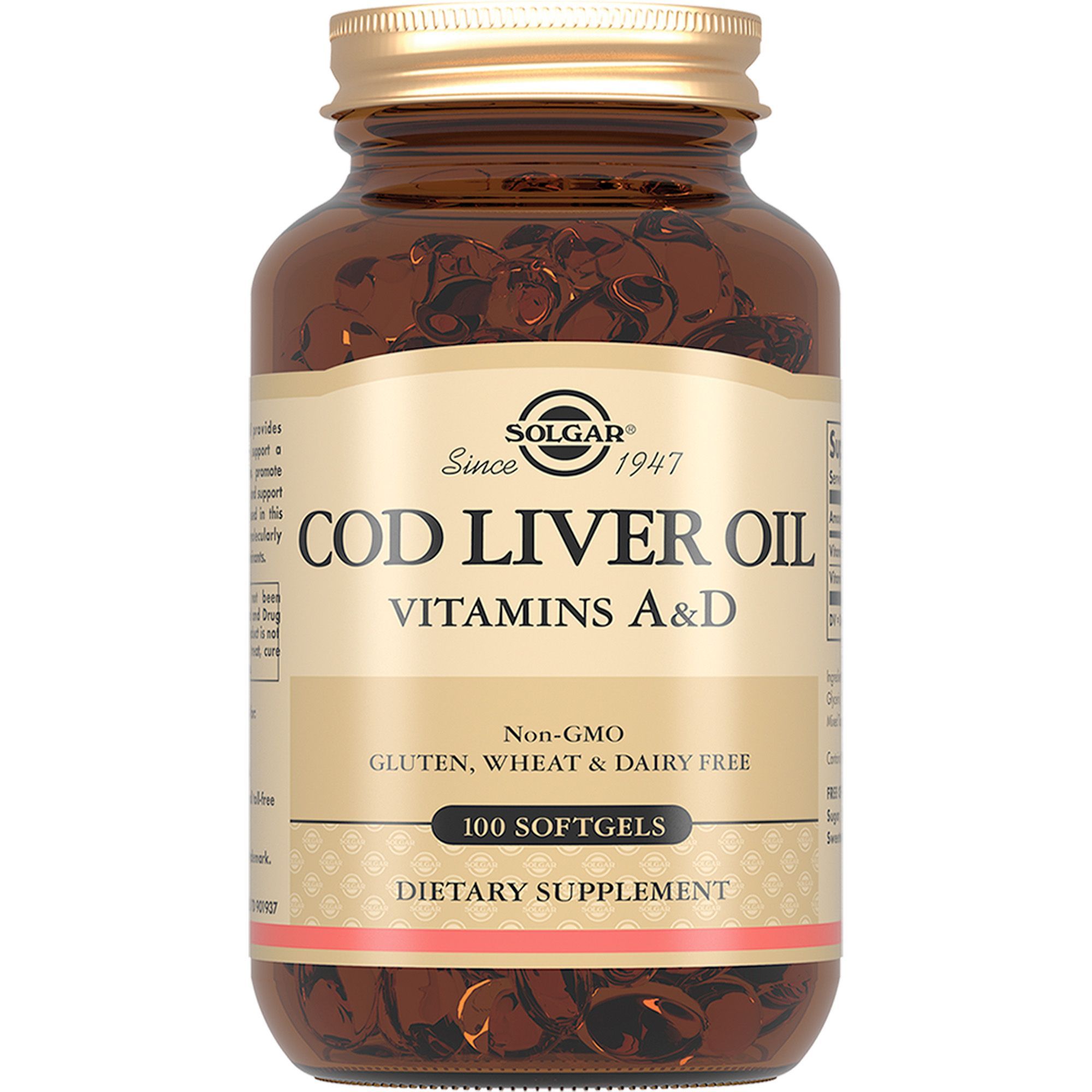 Изображение товара Жир из печени норвежской трески Solgar капсулы 100шт