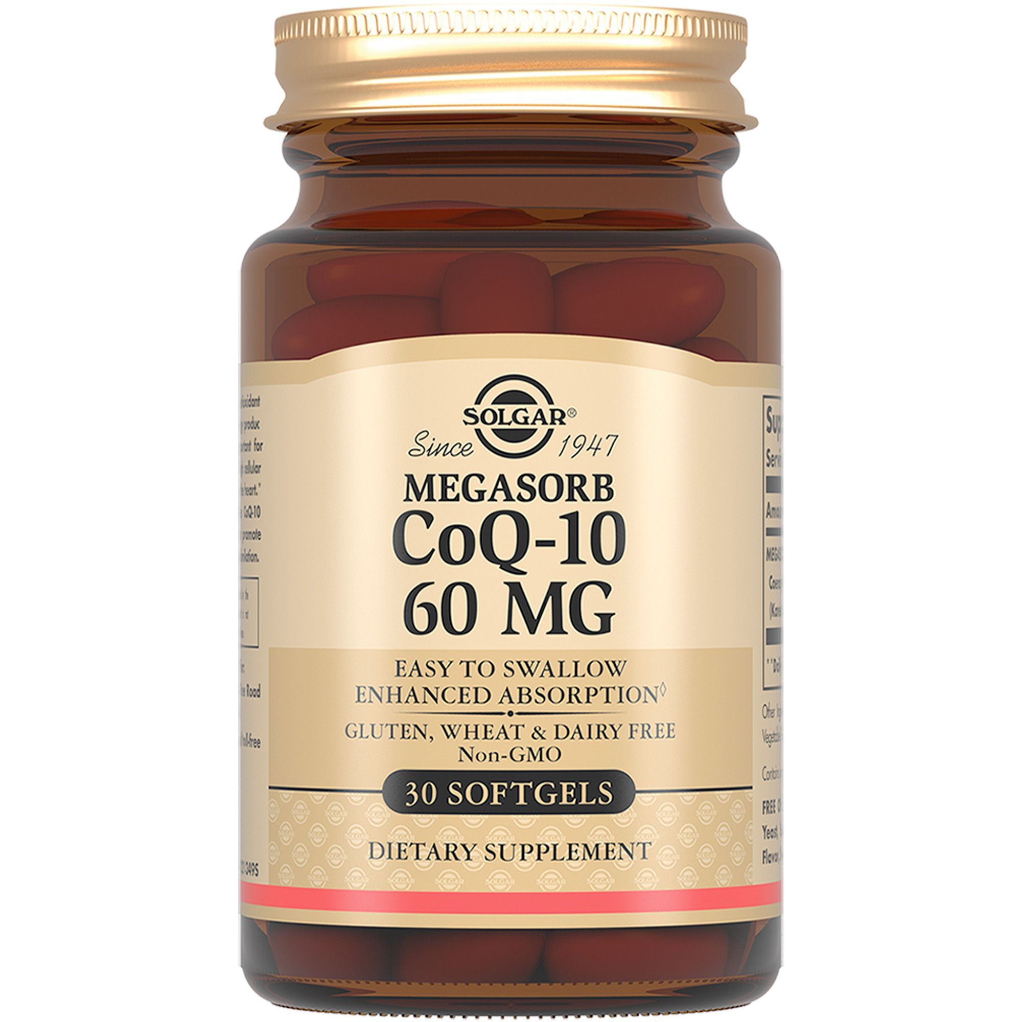 Изображение товара Коэнзим Q-10 Solgar капсулы 60 мг 30 шт - поддержка сердца и энергии