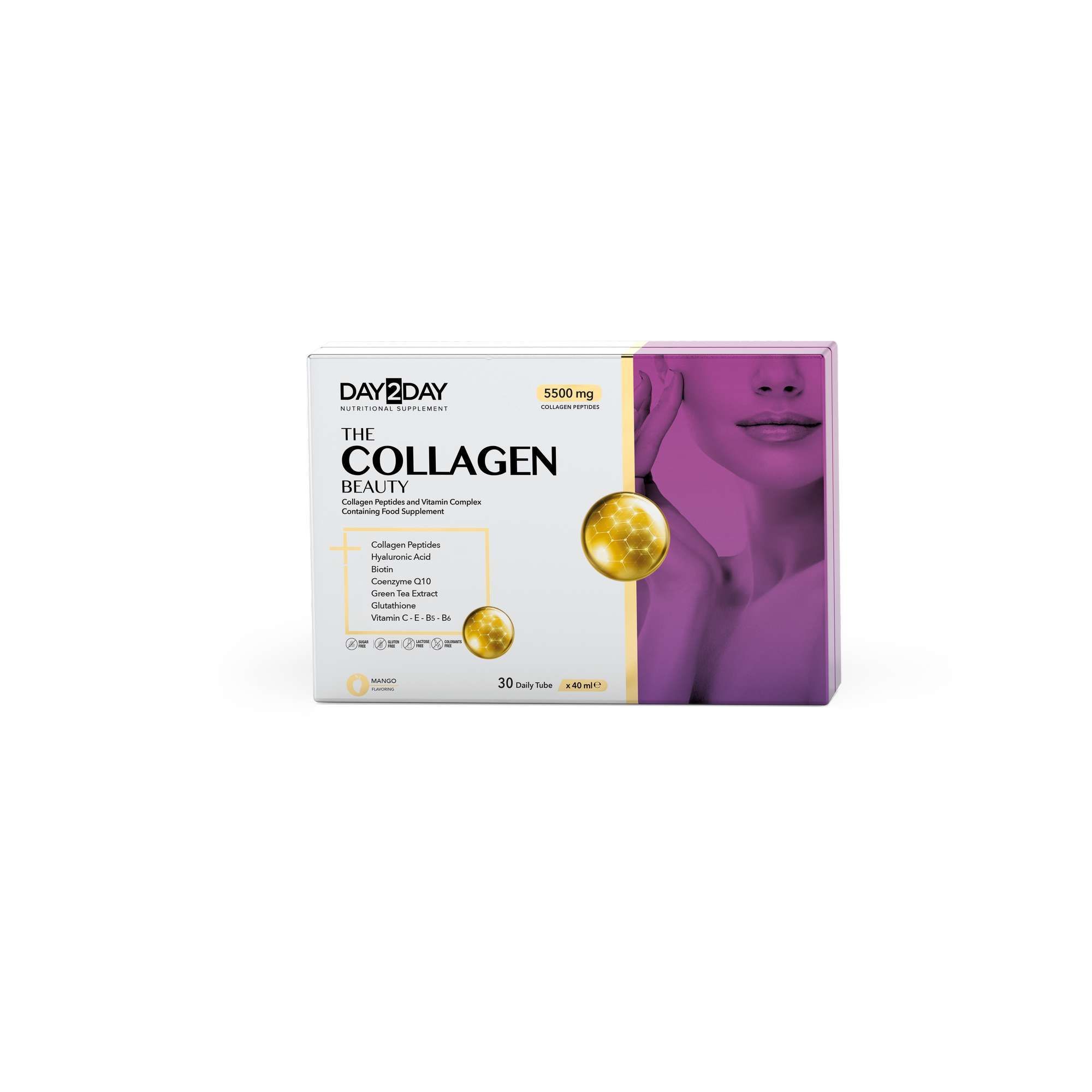 Изображение товара Коллаген Бьюти вкус манго Orzax/Орзакс жидкость для приема внутрь туба 40мл 30шт