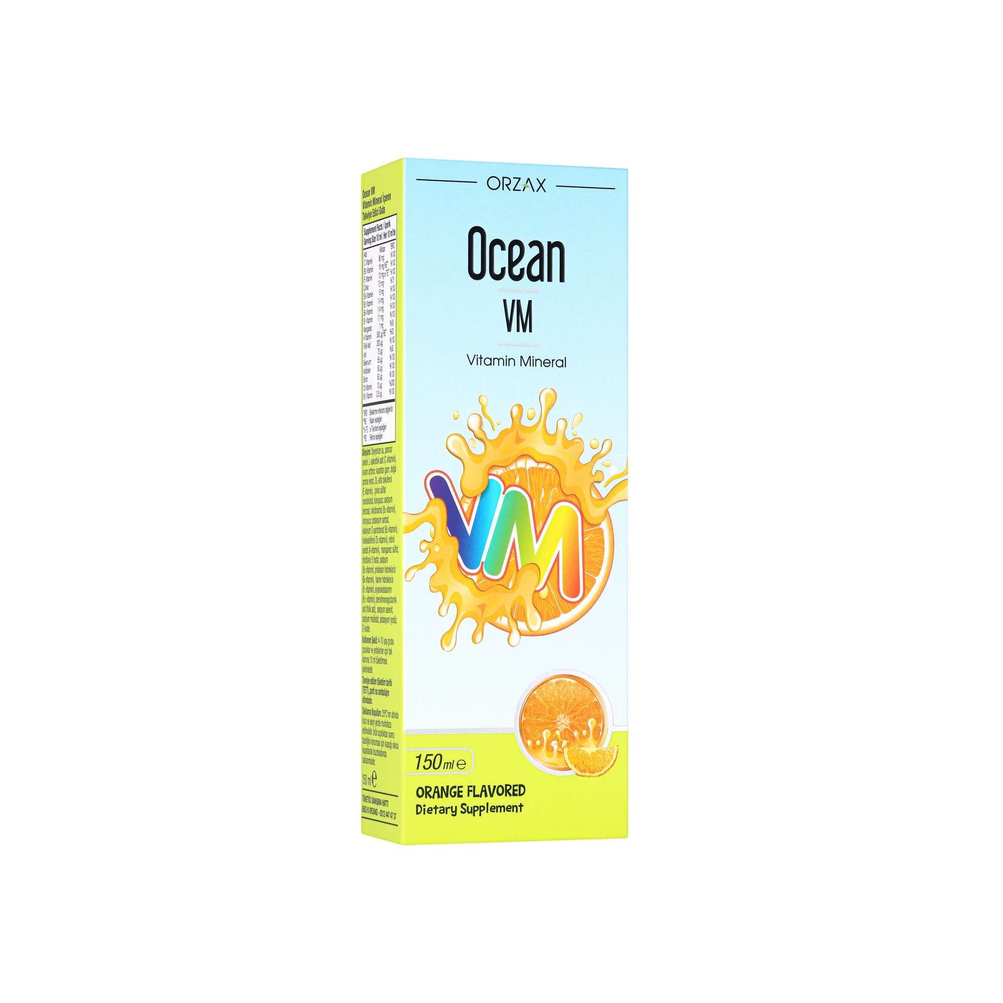 Изображение товара Мультивитаминный комплекс Ocean VM Syrup жидкость для детей и взрослых 150мл