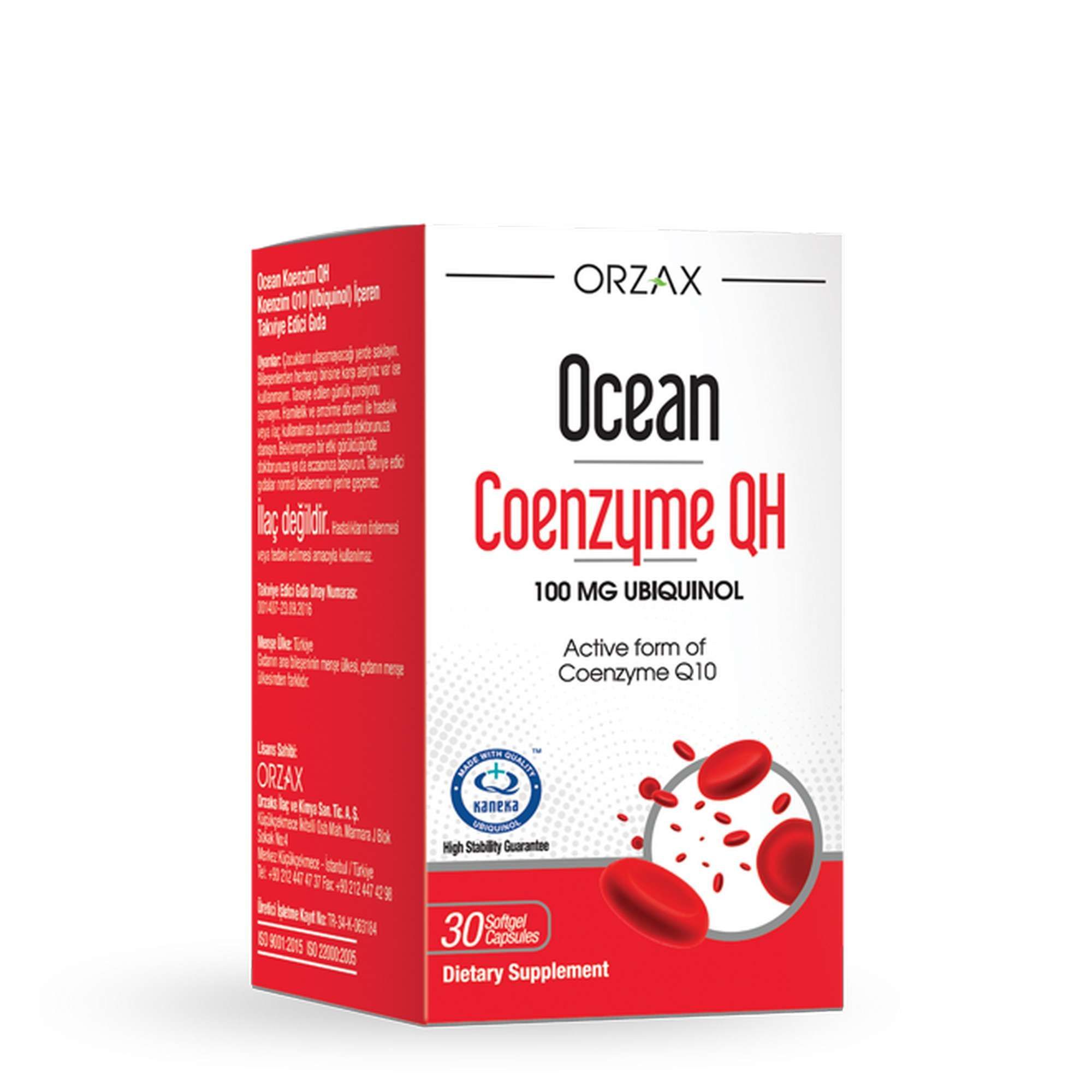 Изображение товара Коэнзим QH Ocean Orzax/Орзакс капсулы желатиновые мягкие 710мг 30шт