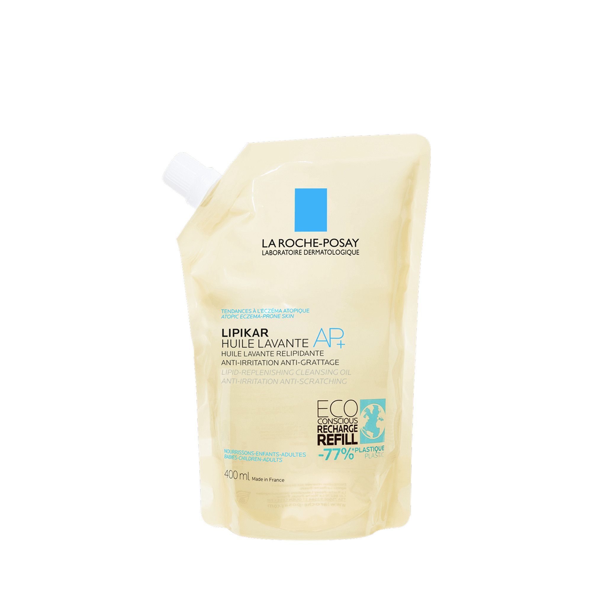 Изображение товара Масло для душа липидовосполняющее смягчающее Lipikar AP+ La Roche Posay/Ля рош позе сменный блок 400мл