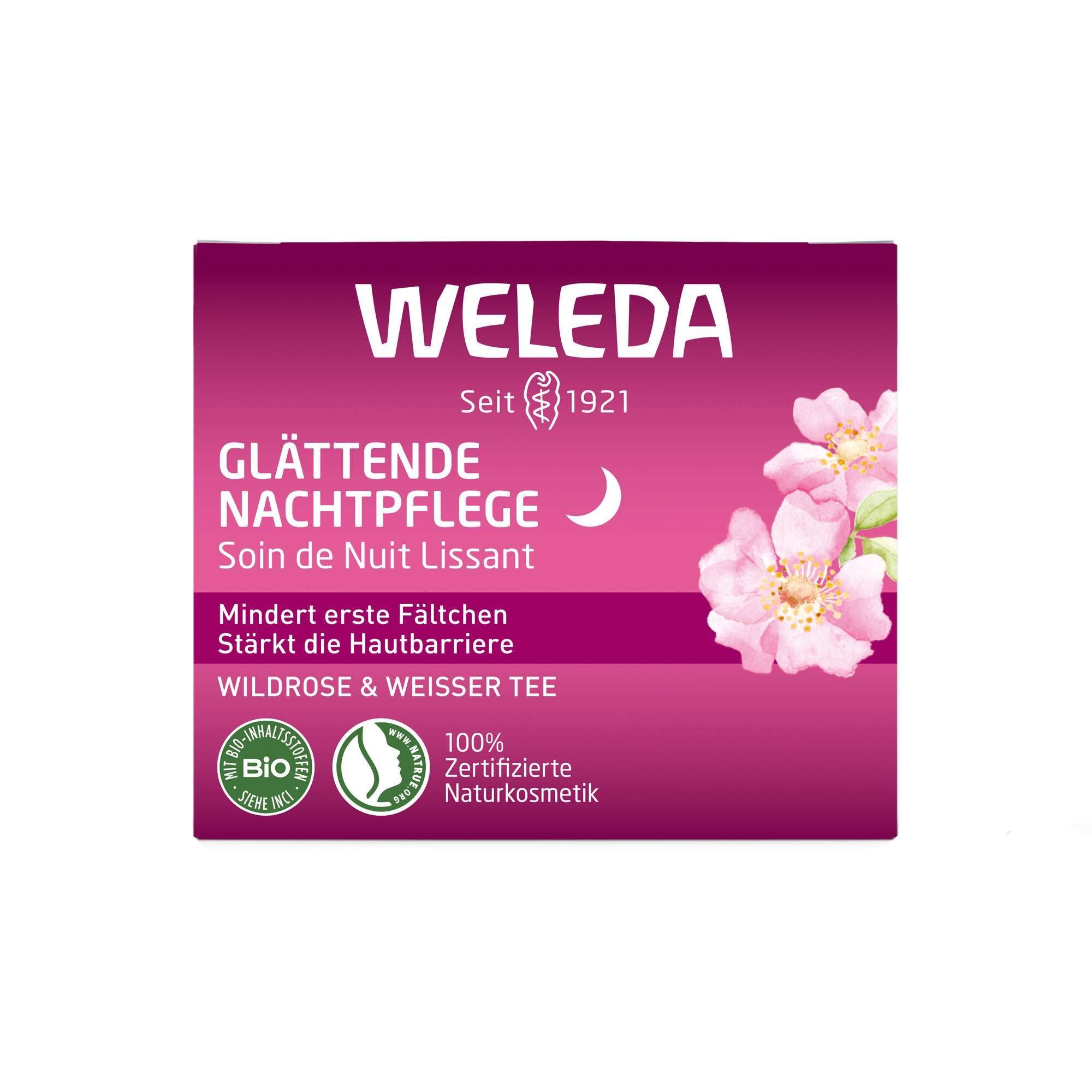 Изображение товара Крем для лица разглаживающий ночной Weleda/Веледа банка 40мл