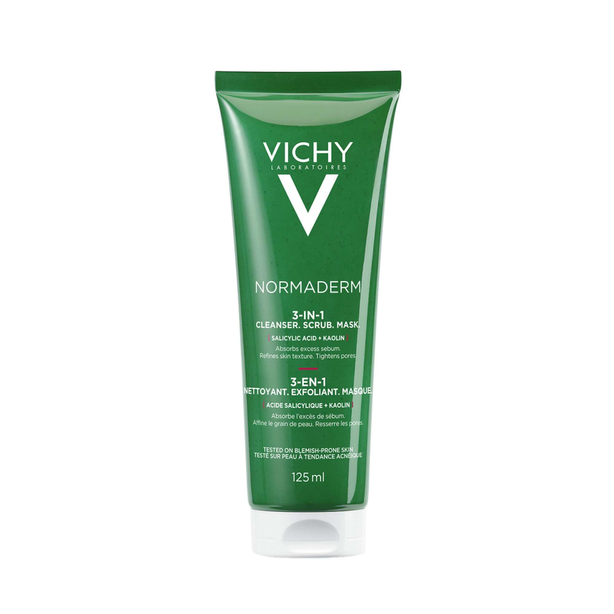 Изображение товара Средство 3 в 1 Normaderm Vichy для жирной и проблемной кожи 125мл