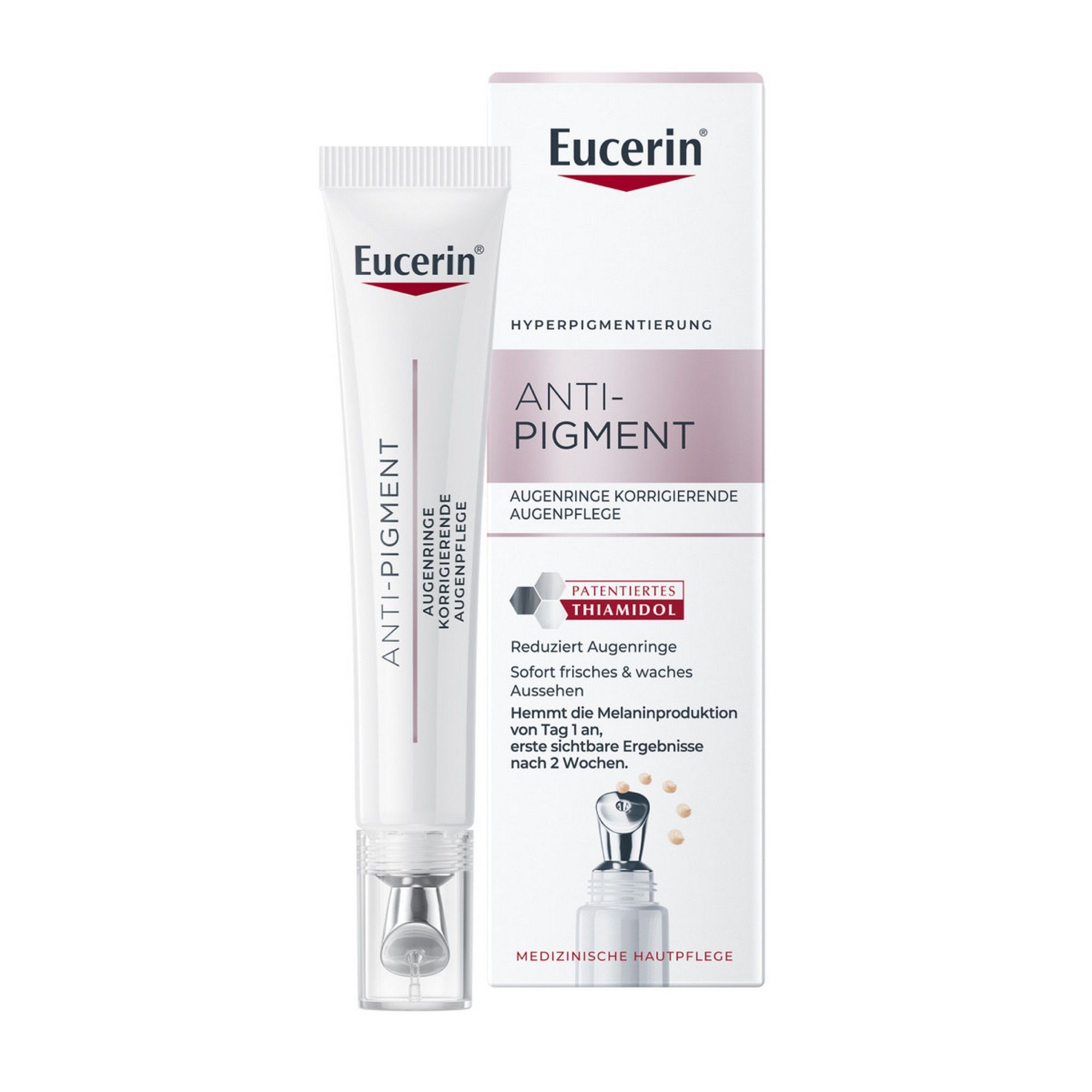 Изображение товара Крем для кожи вокруг глаз Anti-Pigment от Eucerin 15мл для темных кругов пигментации и увлажнения