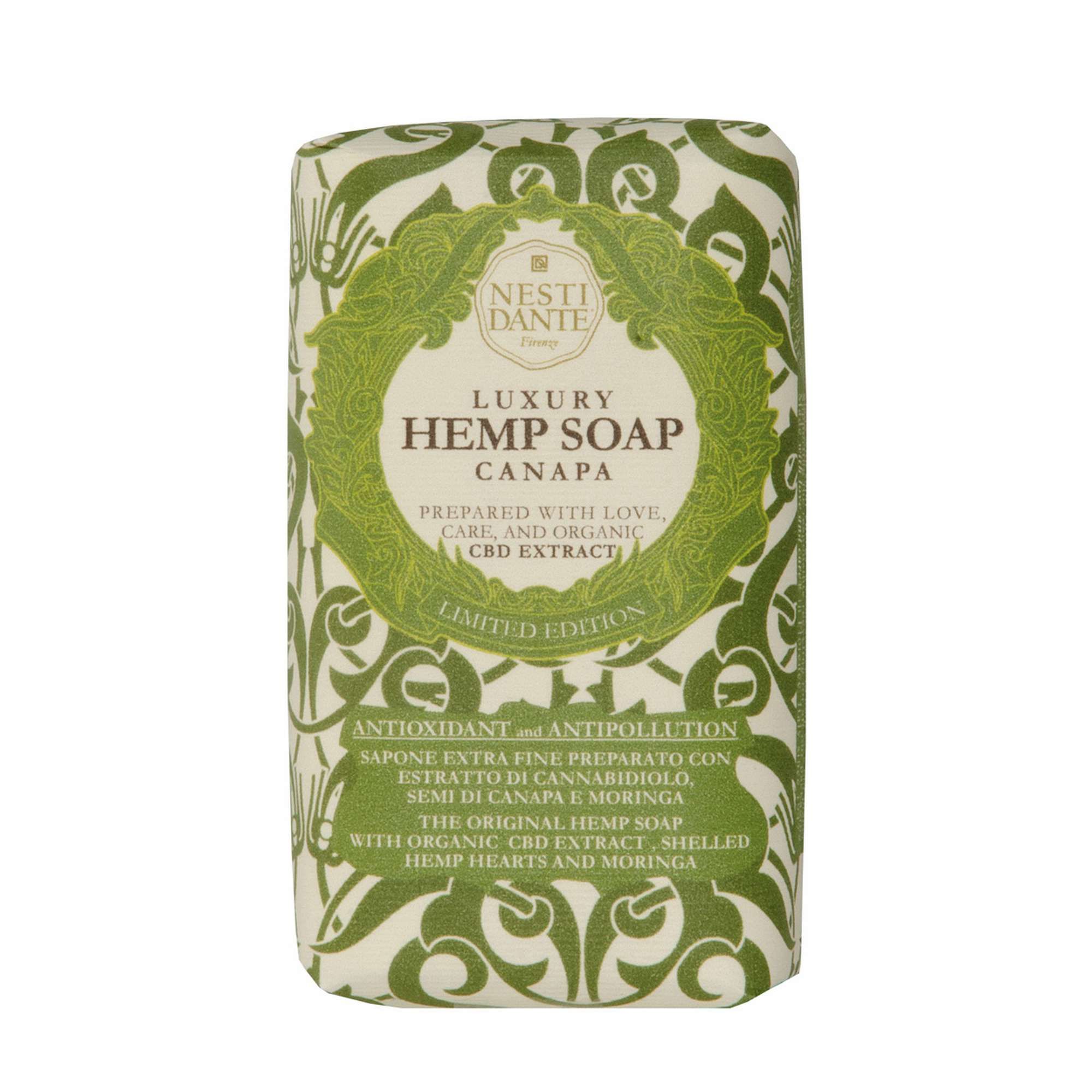 Изображение товара Мыло твердое туалетное конопляное Luxury Nesti Dante/Нести Данте 250г