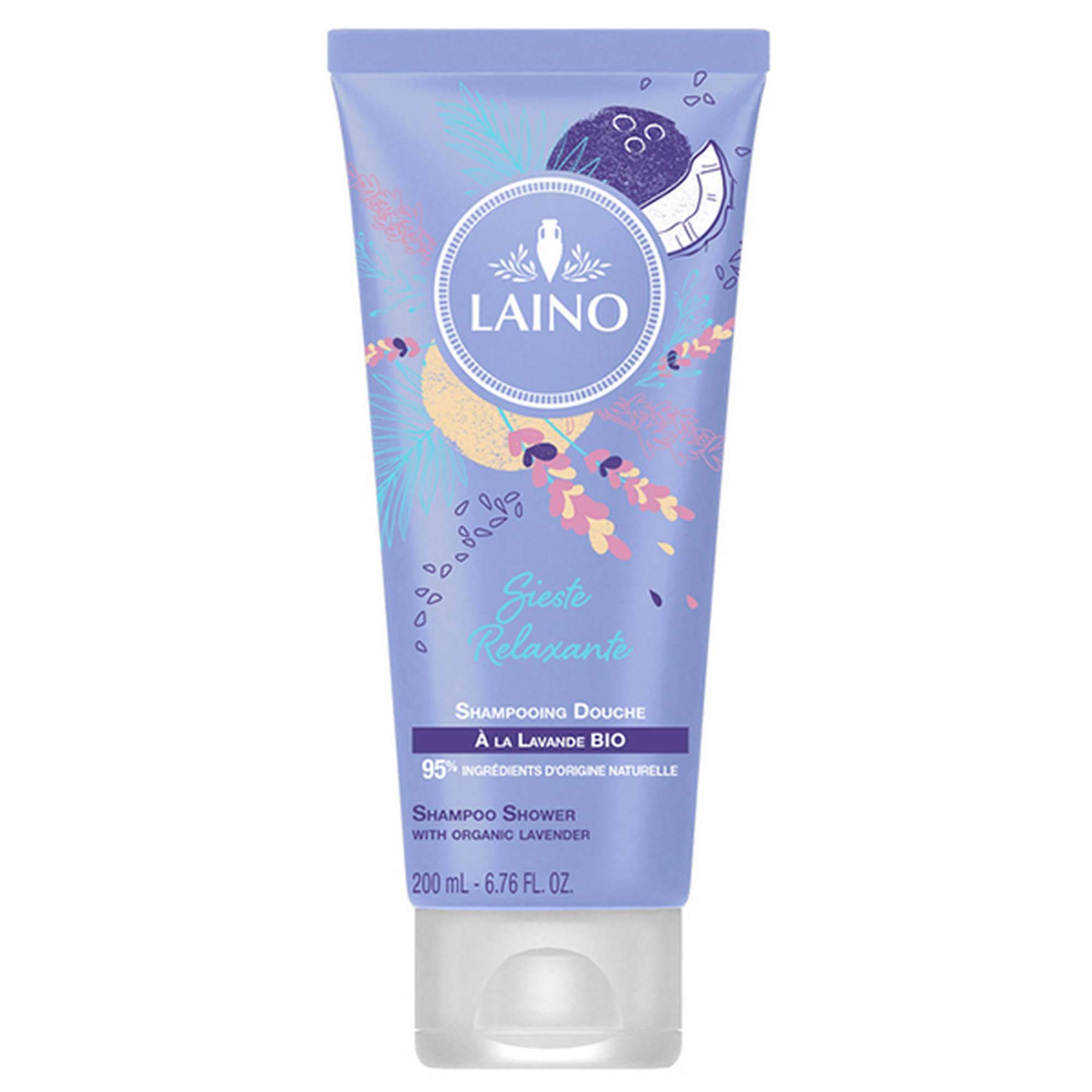 Изображение товара Шампунь-гель для душа органический лаванда Laino/Лэно 200мл