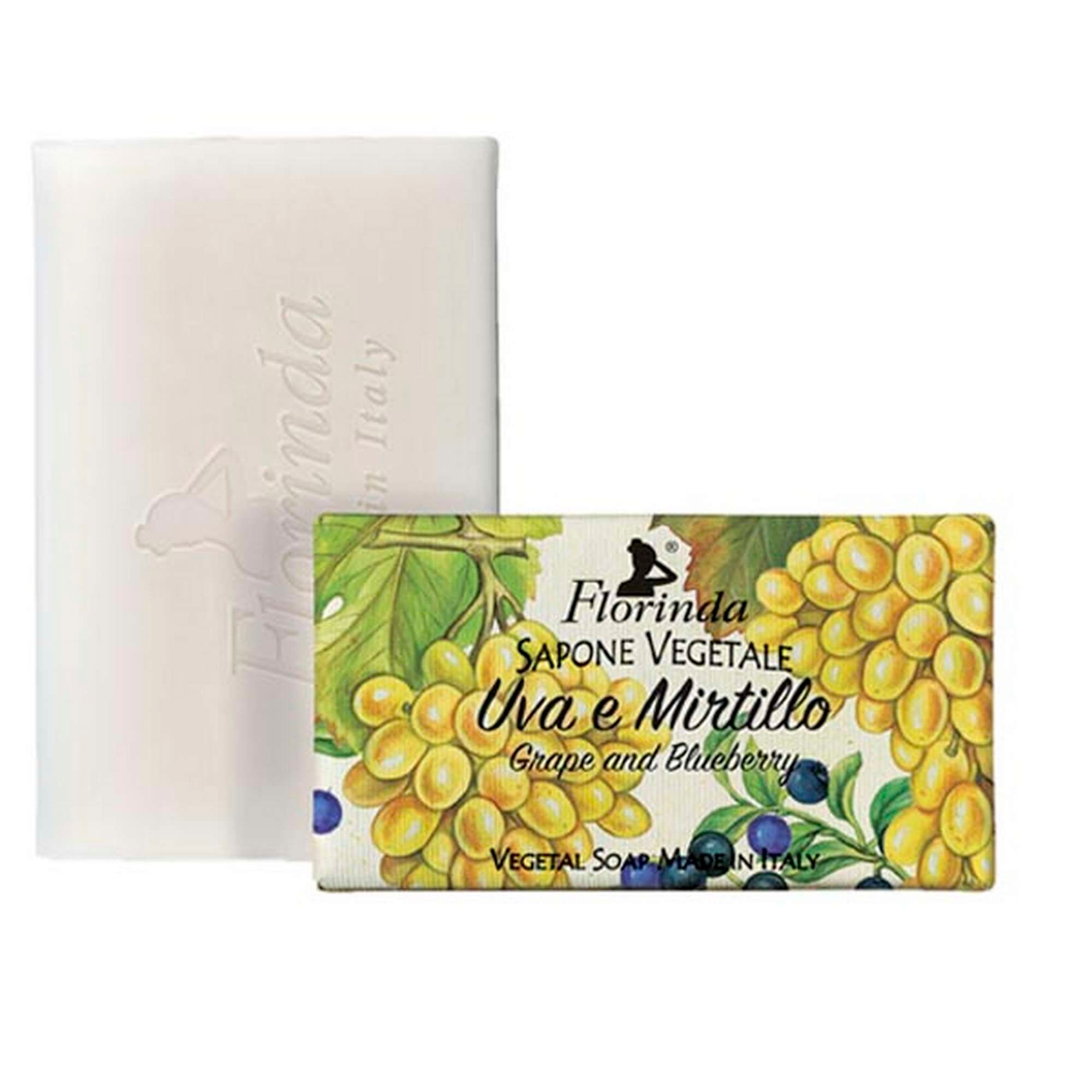 Изображение товара Мыло твердое туалетное виноград и черника Флоринда 200г