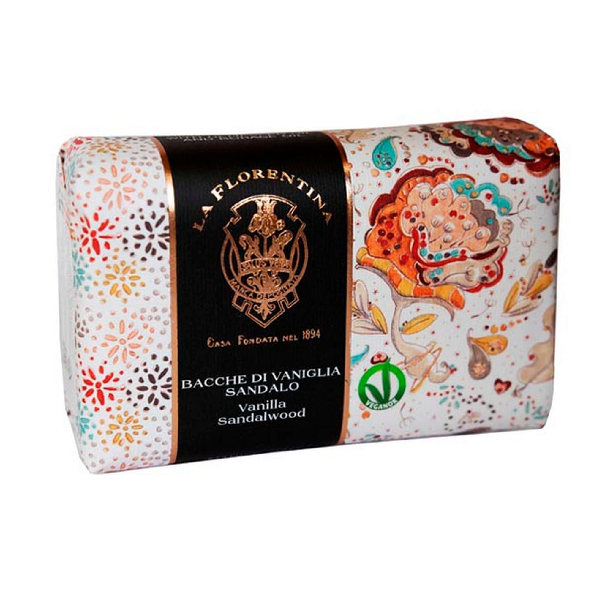 Изображение товара Мыло твердое туалетное ваниль и сандаловое дерево La Florentina 270г
