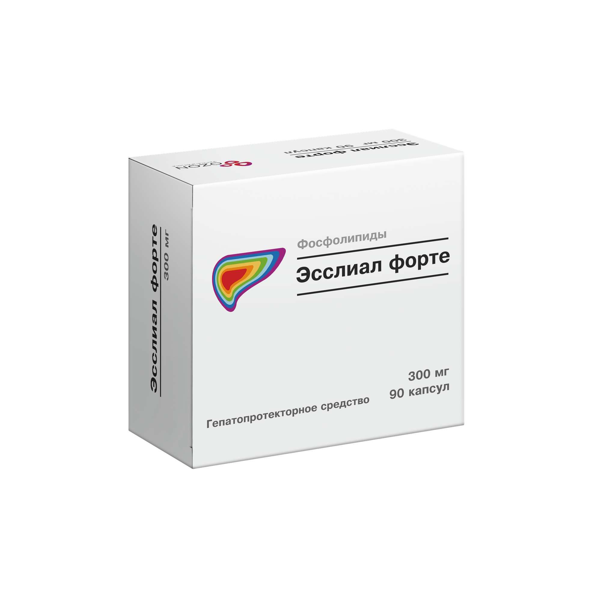 Изображение товара Эсслиал Форте капсулы 300 мг 90 шт гепатопротектор для печени