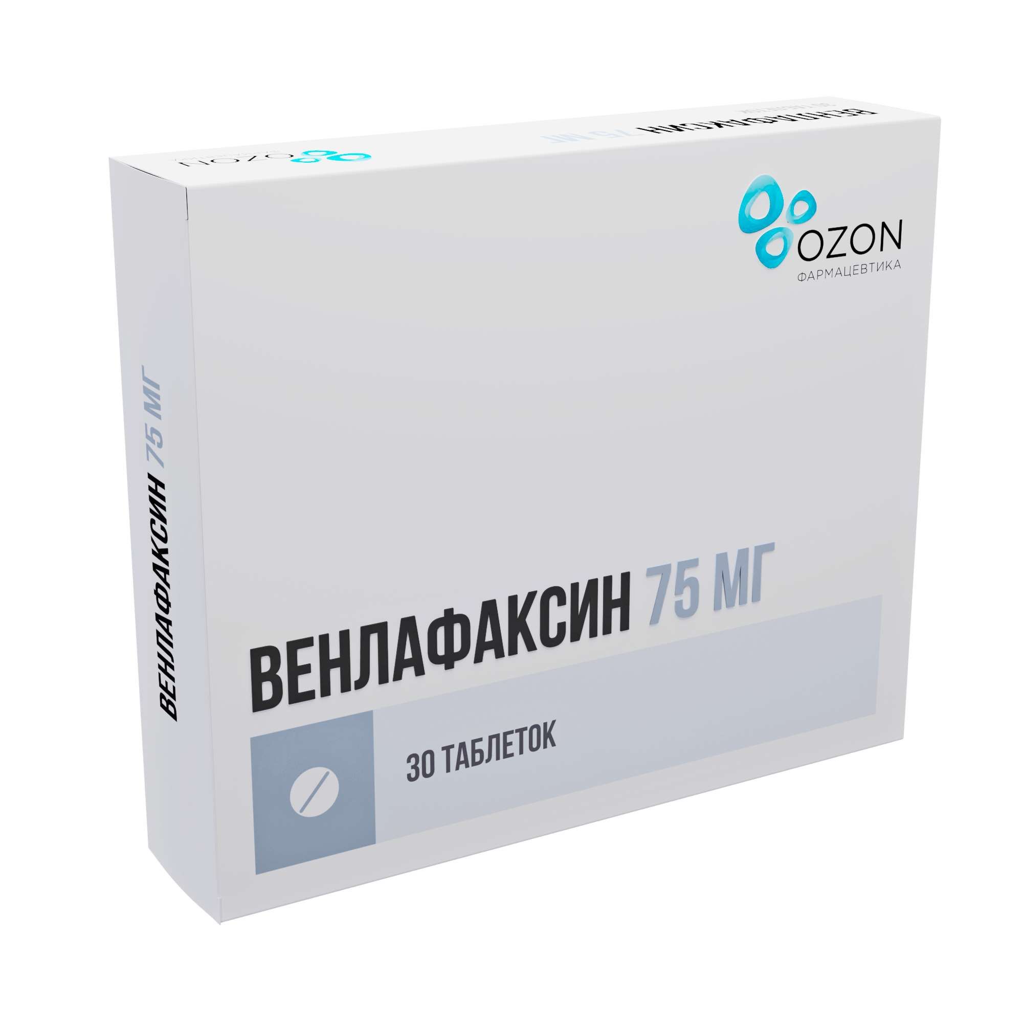 Изображение товара Венлафаксин таблетки 75мг 30шт