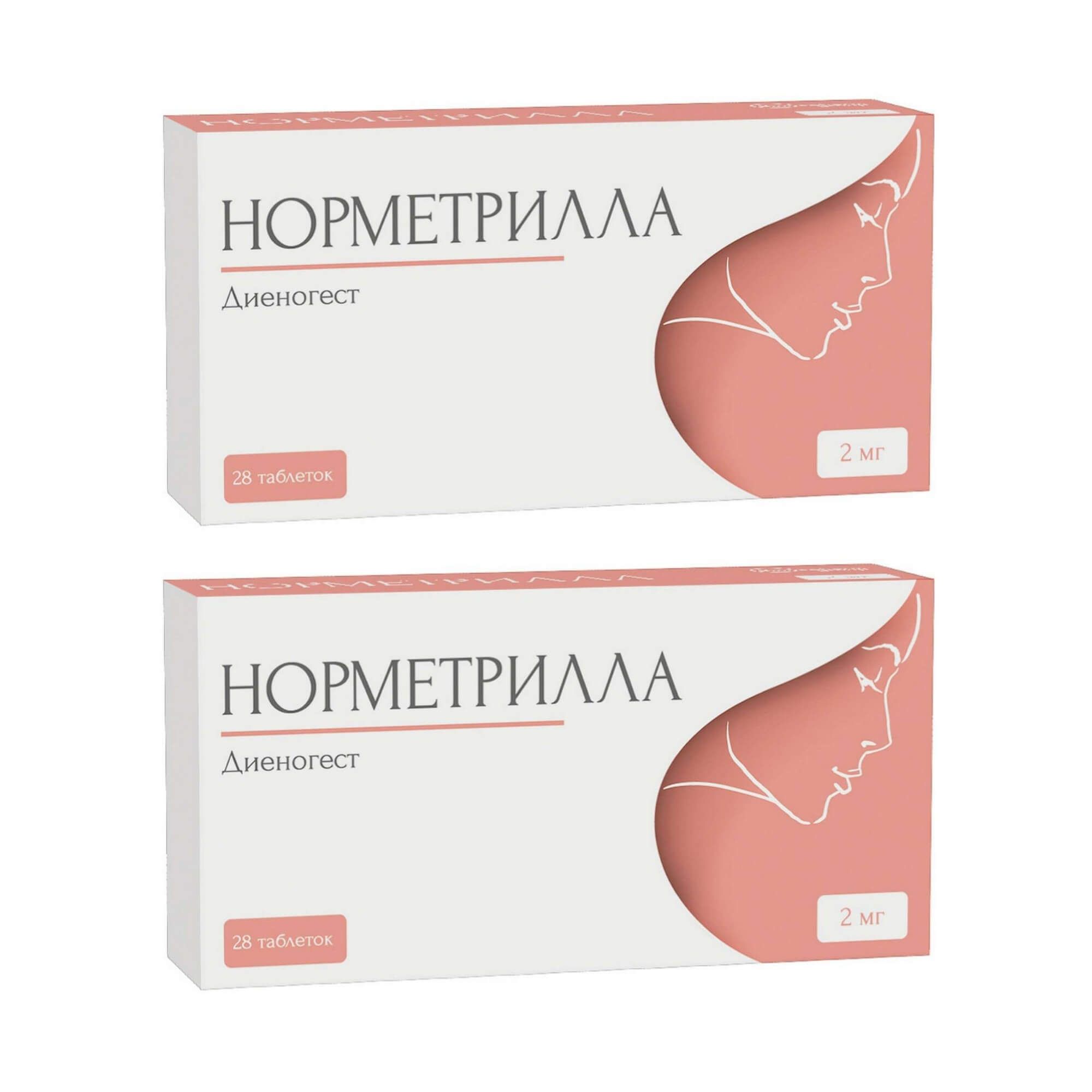 Изображение товара 2Х Норметрилла таблетки 2мг 28шт