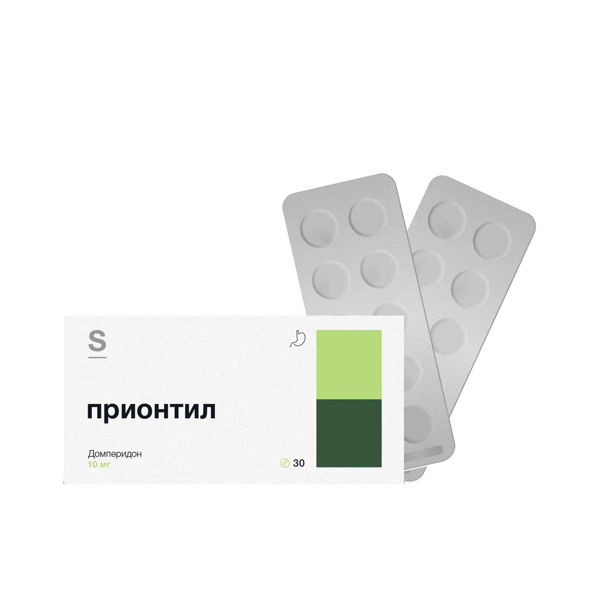Изображение товара Прионтил таблетки п/о плен. 10мг 30шт