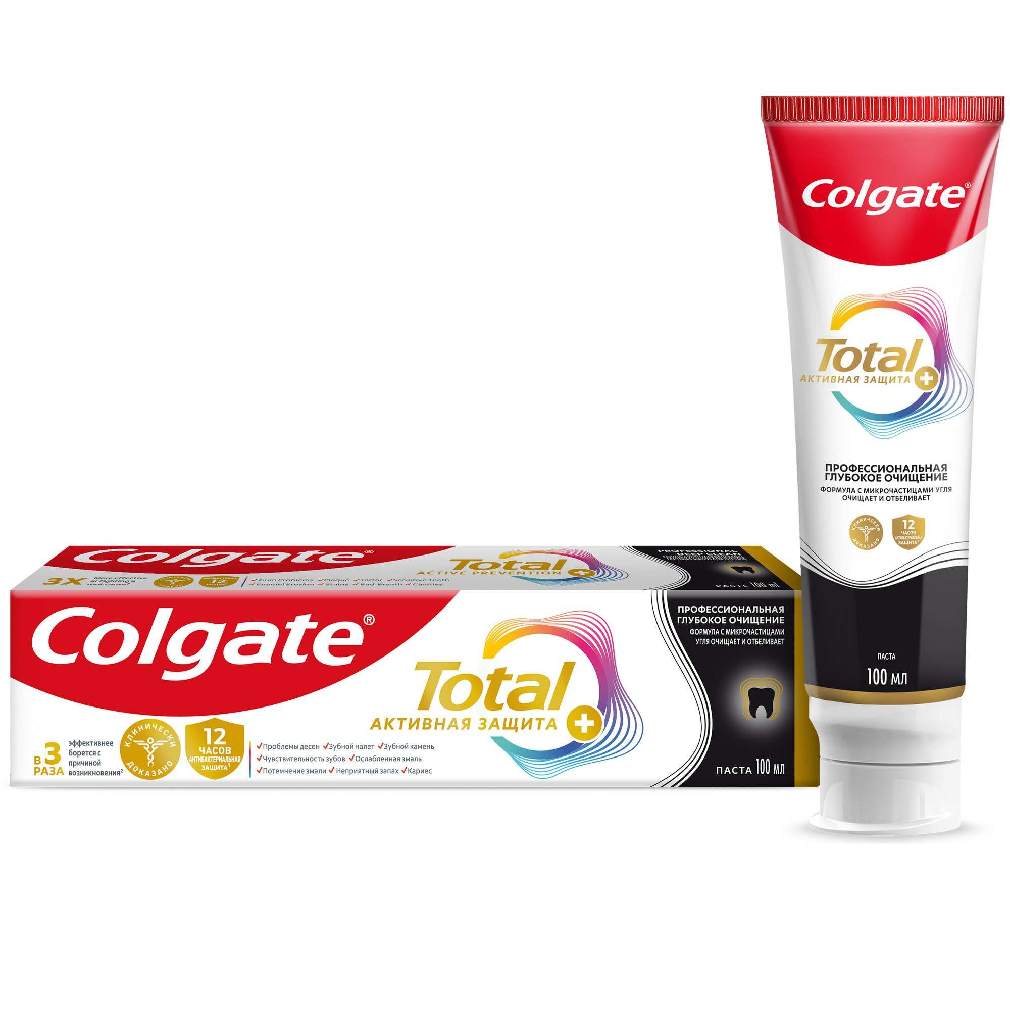 Изображение товара Паста зубная глубокое очищение Total 12 Colgate 100мл