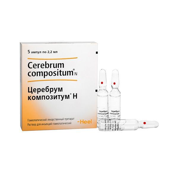 Изображение товара Церебрум композитум Н раствор для инъекций 2,2мл 5шт