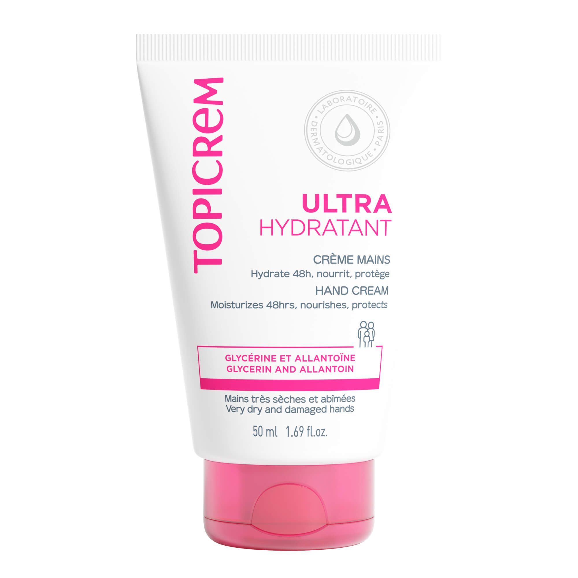Изображение товара Ультра-увлажняющий крем для рук Topicrem 50мл для сухой и чувствительной кожи