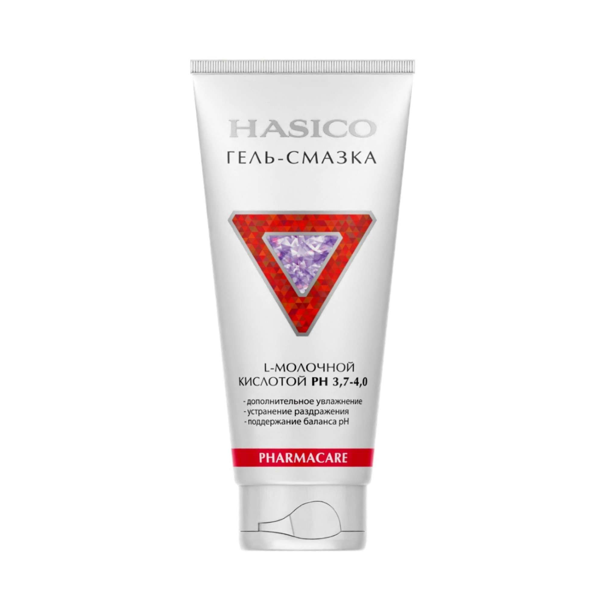 Изображение товара Гель-смазка интимная с L-молочной кислотой pH 3,7-4 Hasico/Хасико туба 100мл