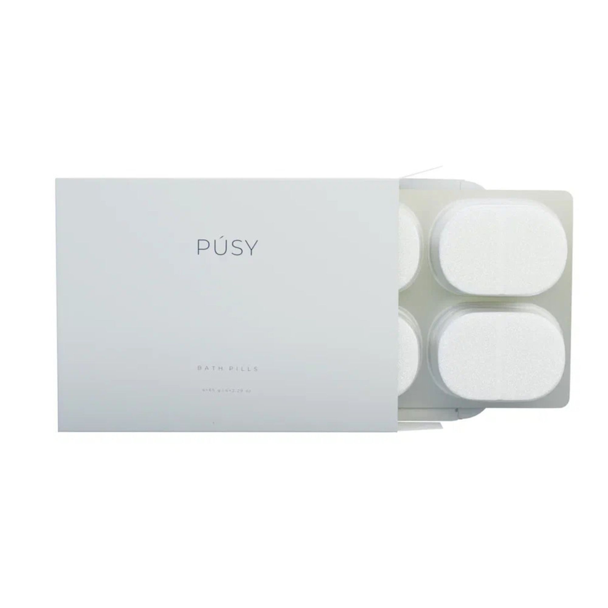 Изображение товара Таблетки для ванны Pusy 65г 4 шт расслабляющий эффект и ароматерапия