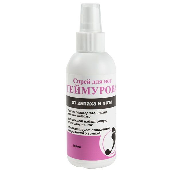 Изображение товара Спрей для ног от запаха и пота Теймурова PharmLeveL фл. 150мл