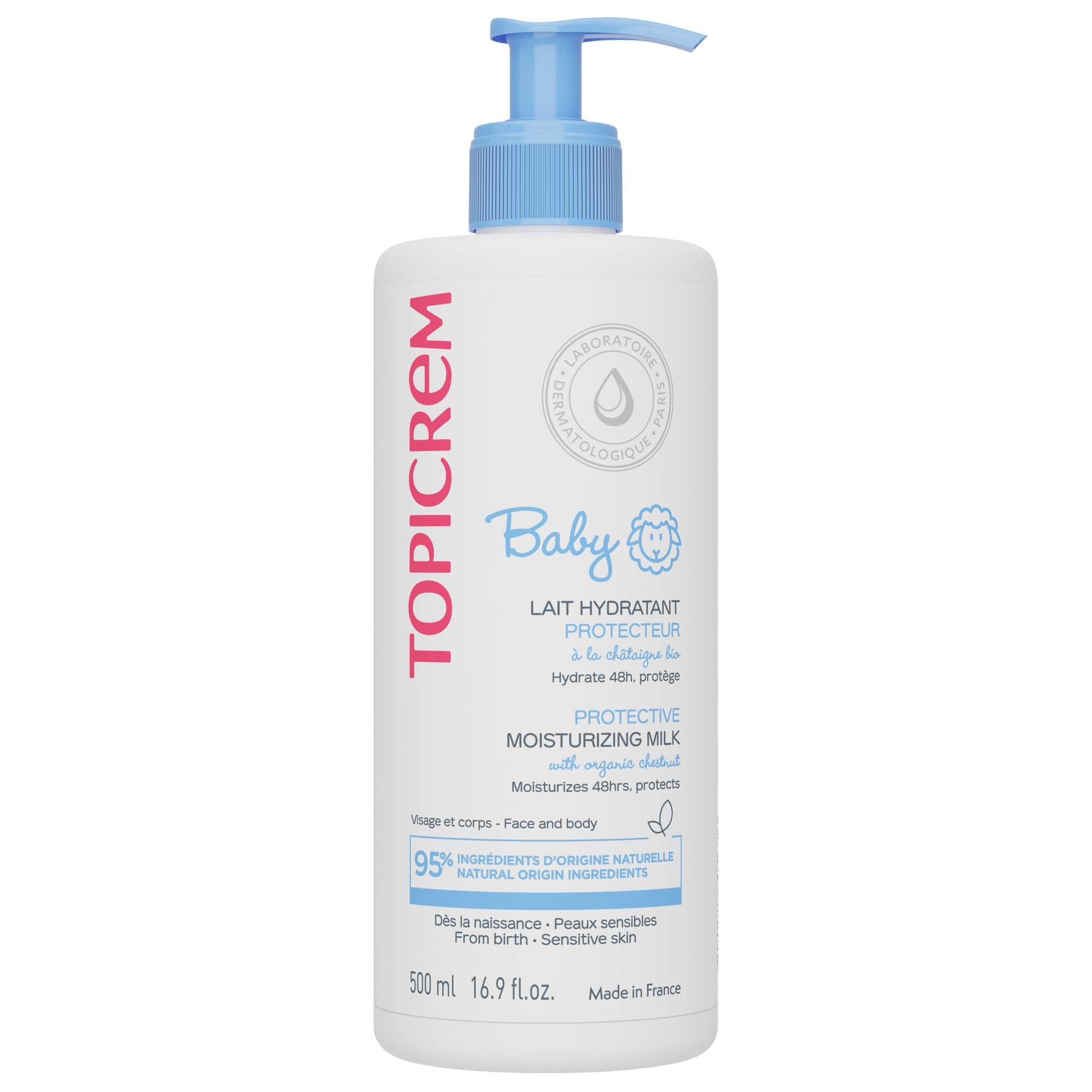 Изображение товара Молочко защитное увлажняющее для детей с рождения Baby Topicrem/Топикрем фл. 500мл